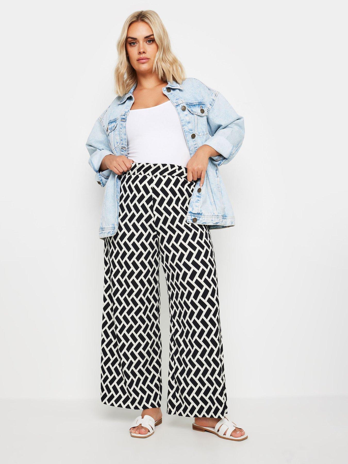 yours-curve-geometric-textured-wide-leg-trousers-blackback