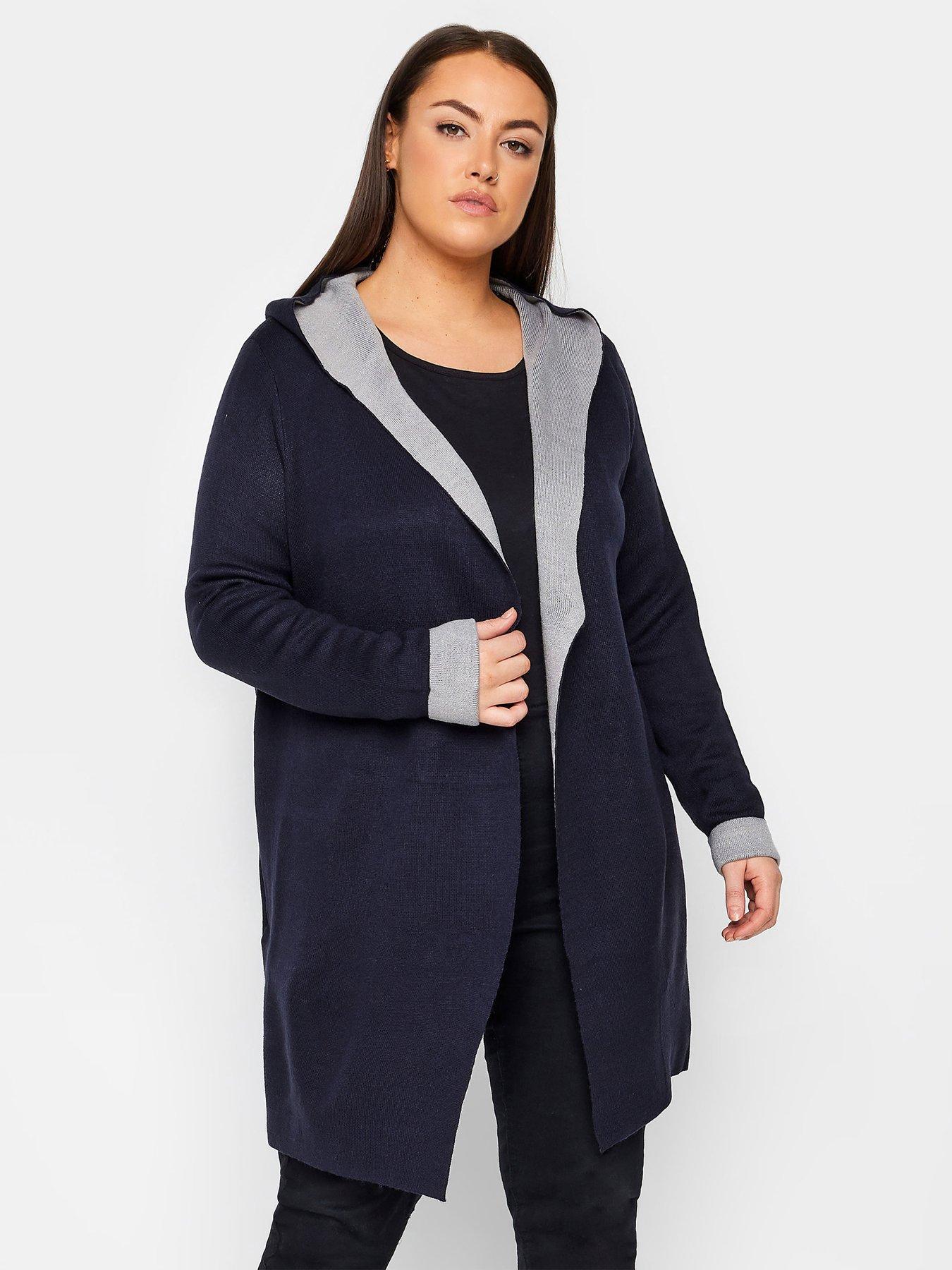 evans-hooded-longline-cardigan-blue