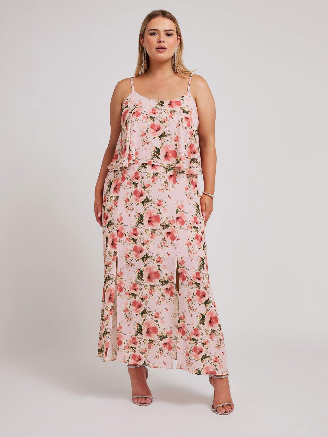 yours-curve-floral-overlay-maxi-dress-pink