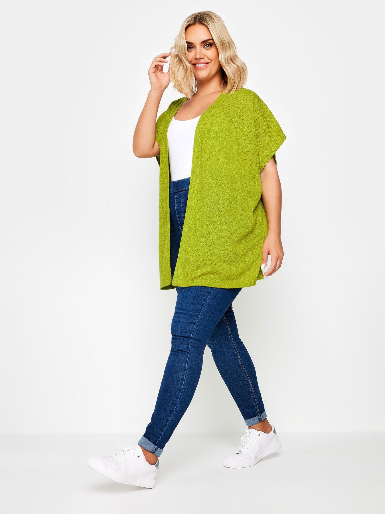 yours-curve-edge-to-edge-boxy-cardigan-greenback