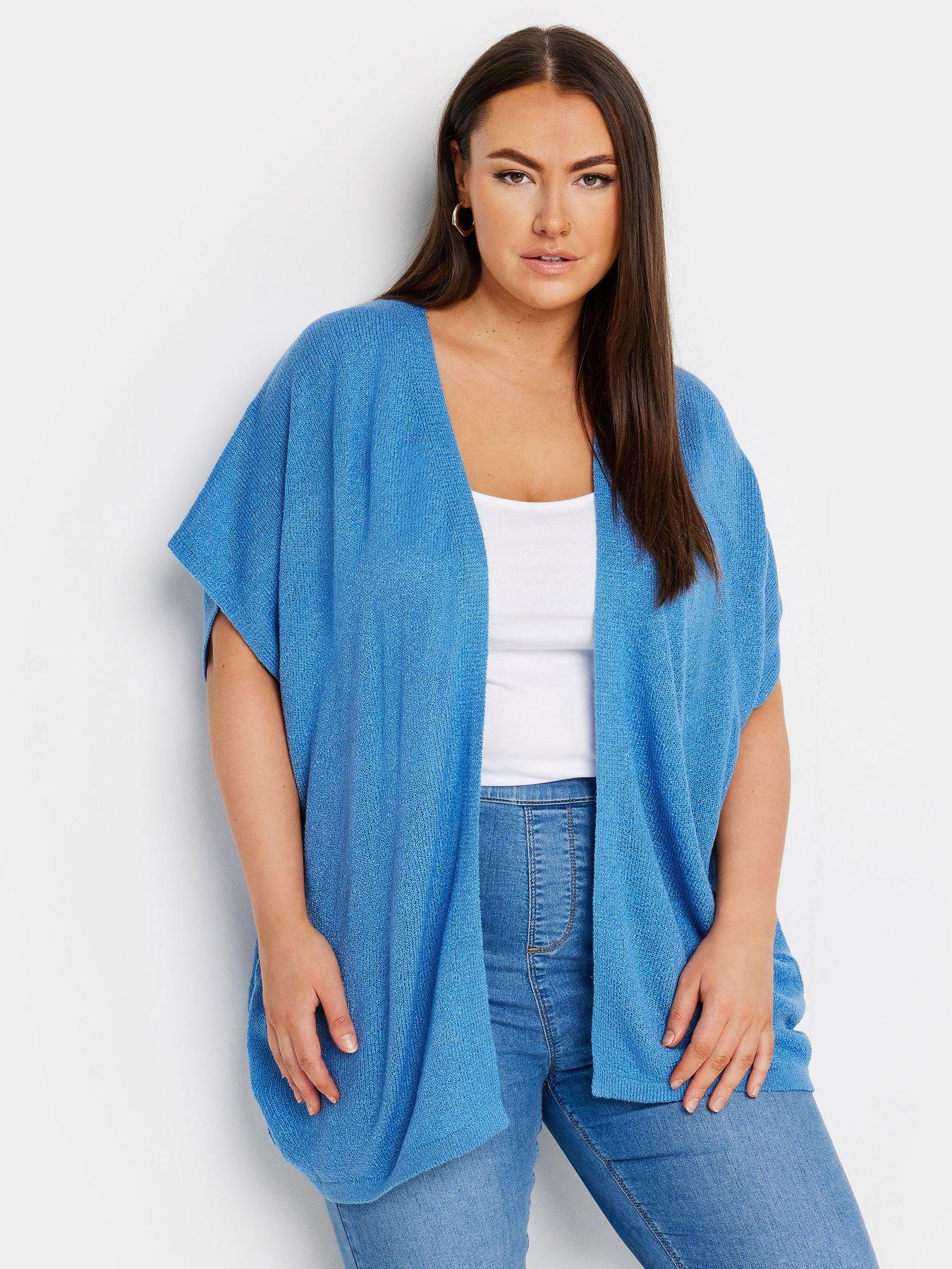 yours-curve-edge-to-edge-boxy-cardigan-blue