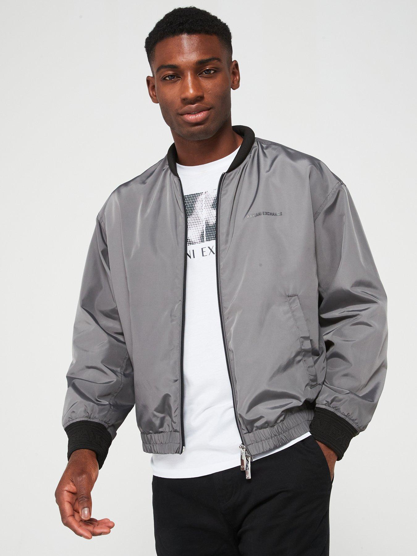 armani-exchange-armani-exchange-back-logo-nylon-bomber-grey