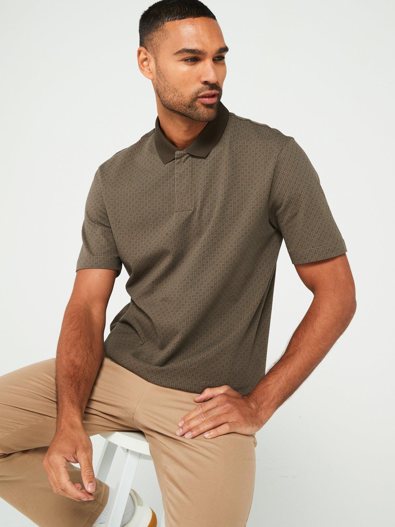 armani-exchange-armani-exchange-regular-fit-micro-print-polo-shirt-greendetail