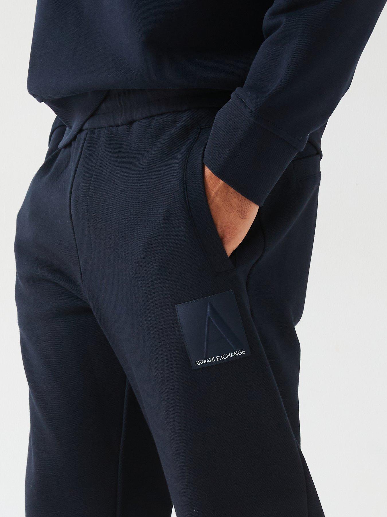 armani-exchange-a-line-patch-logo-cuff-joggers-navydetail