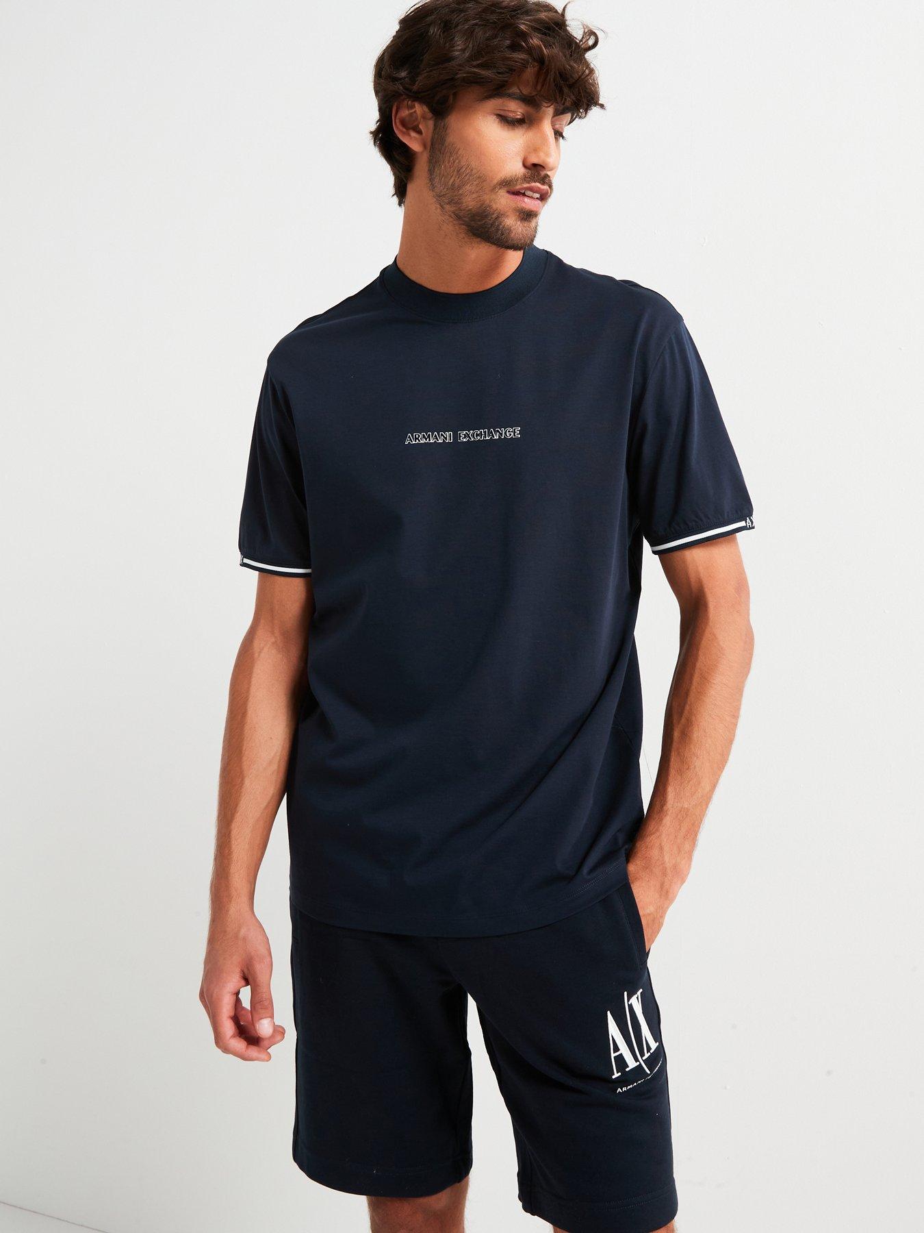 armani-exchange-regular-fit-small-flock-logo-t-shirt-navy