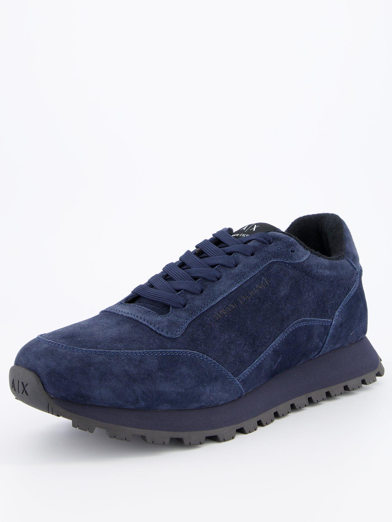 armani-exchange-armani-exchange-suede-lace-runners-navystillFront