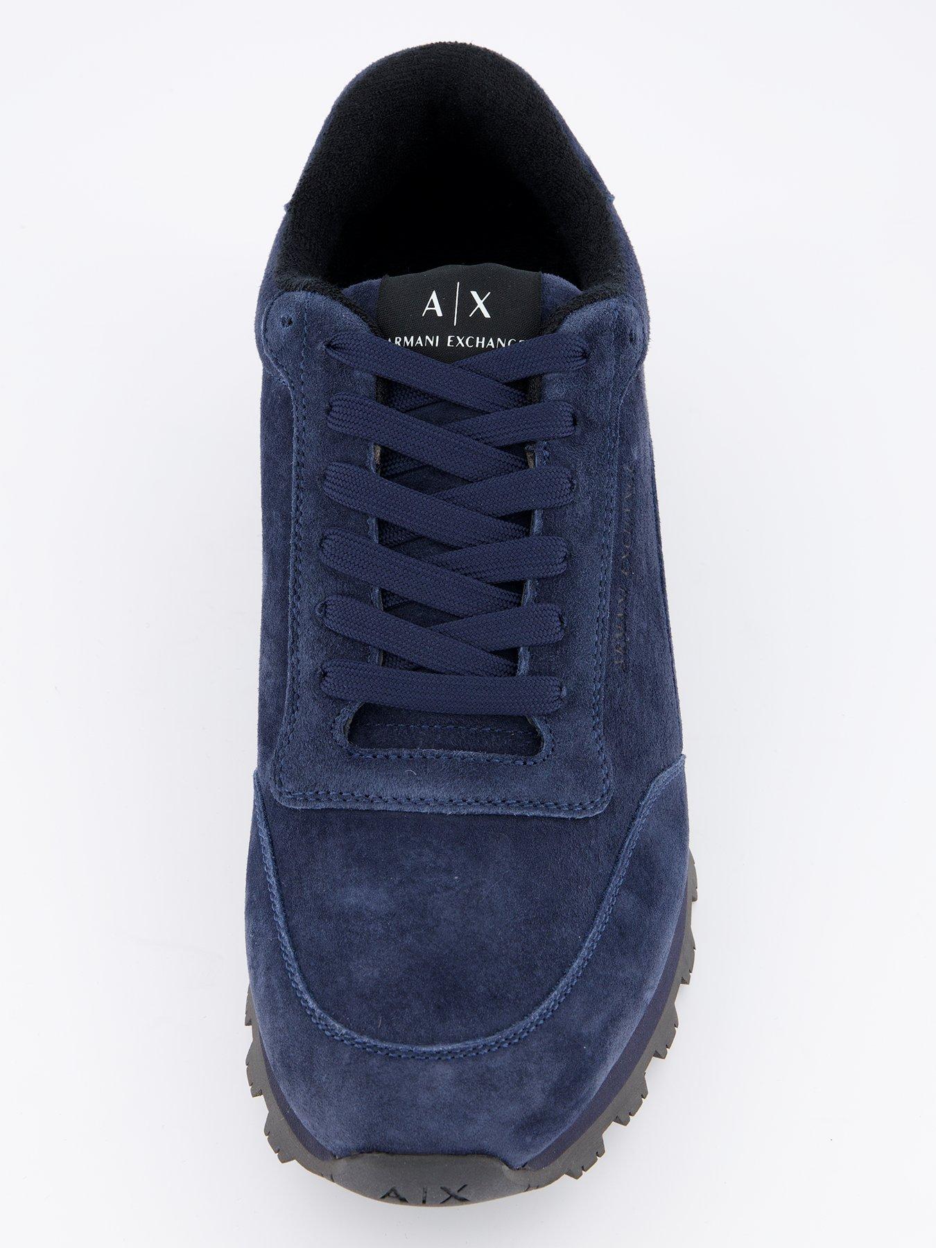 armani-exchange-armani-exchange-suede-lace-runners-navyoutfit