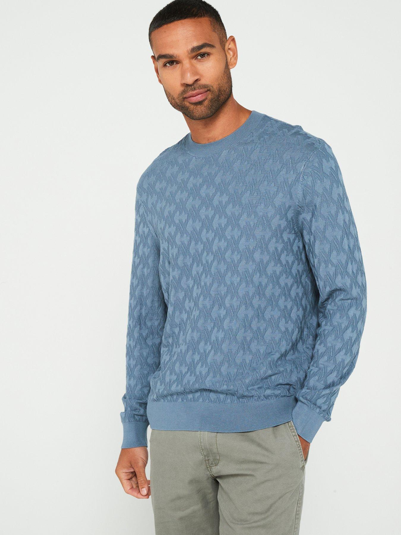 armani-exchange-armani-exchange-ax-monogram-crew-knitted-jumper-blue