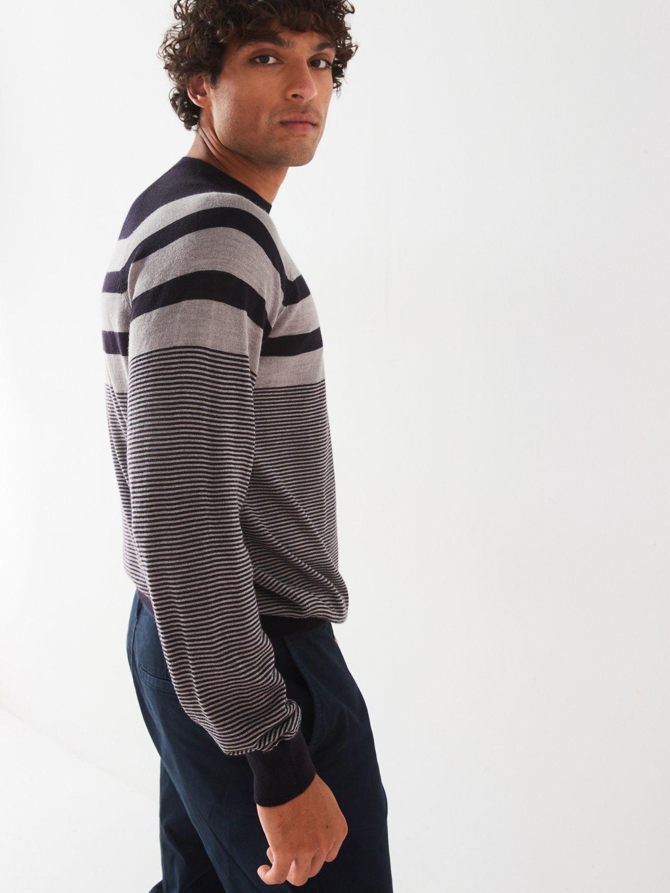 armani-exchange-armani-exchange-colour-block-crew-knitted-jumper-navydetail