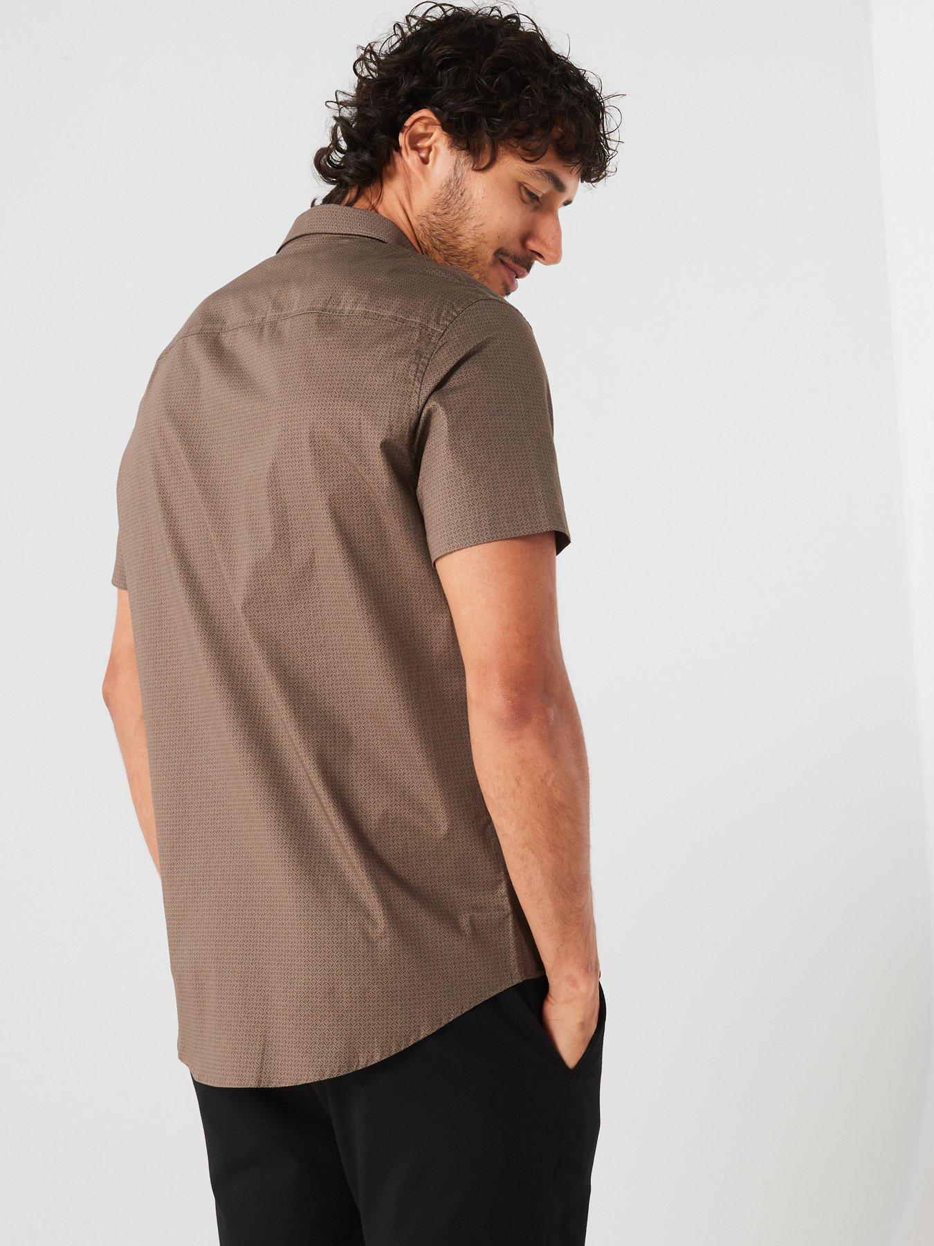 armani-exchange-armani-exchange-slim-fit-micro-print-short-sleeve-shirt-greenstillFront