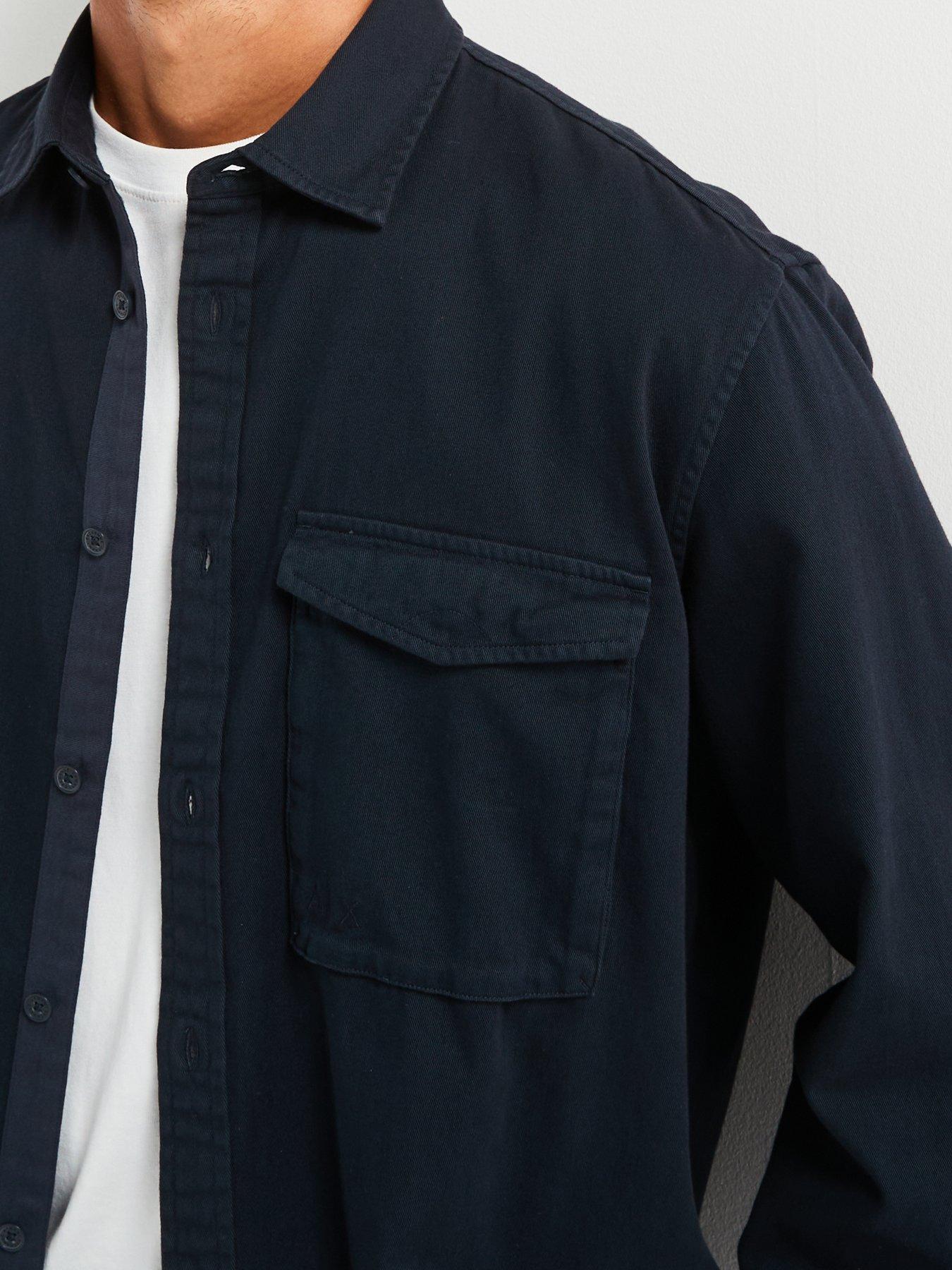 armani-exchange-armani-exchange-cotton-twill-overshirt-navyoutfit