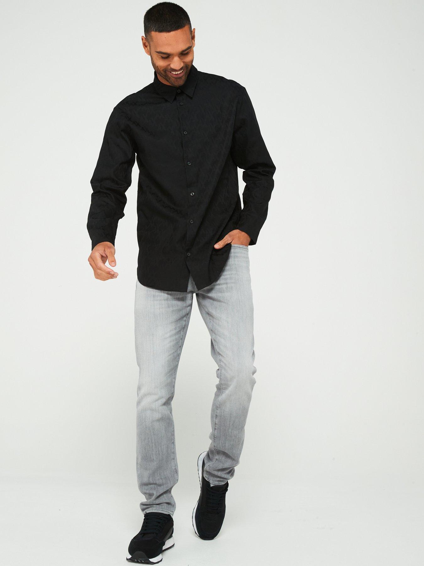 armani-exchange-armani-exchange-regular-fit-ax-monogram-print-long-sleeve-shirt-blackback