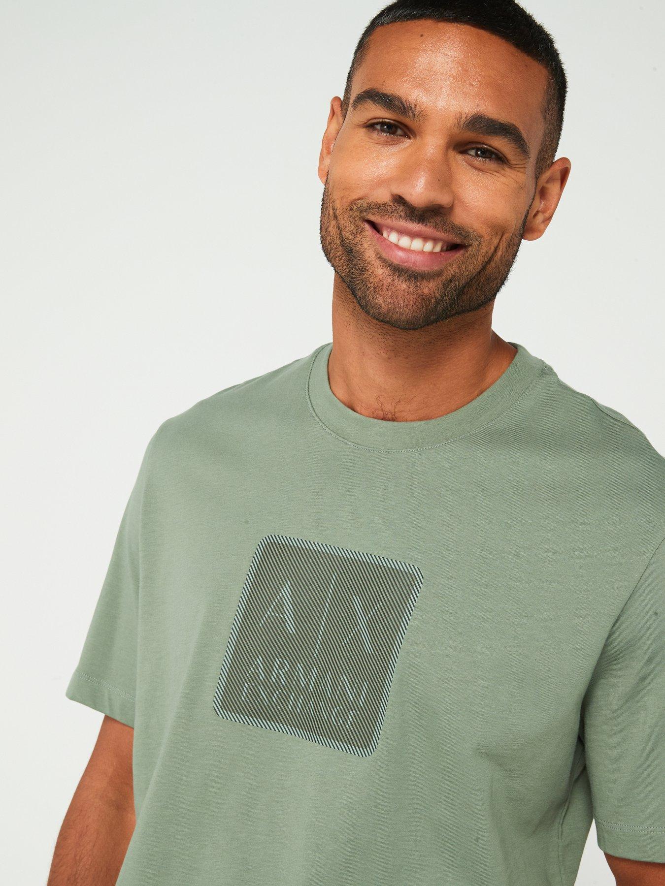 armani-exchange-armani-exchange-relaxed-fit-rubberized-logo-t-shirt-greenoutfit