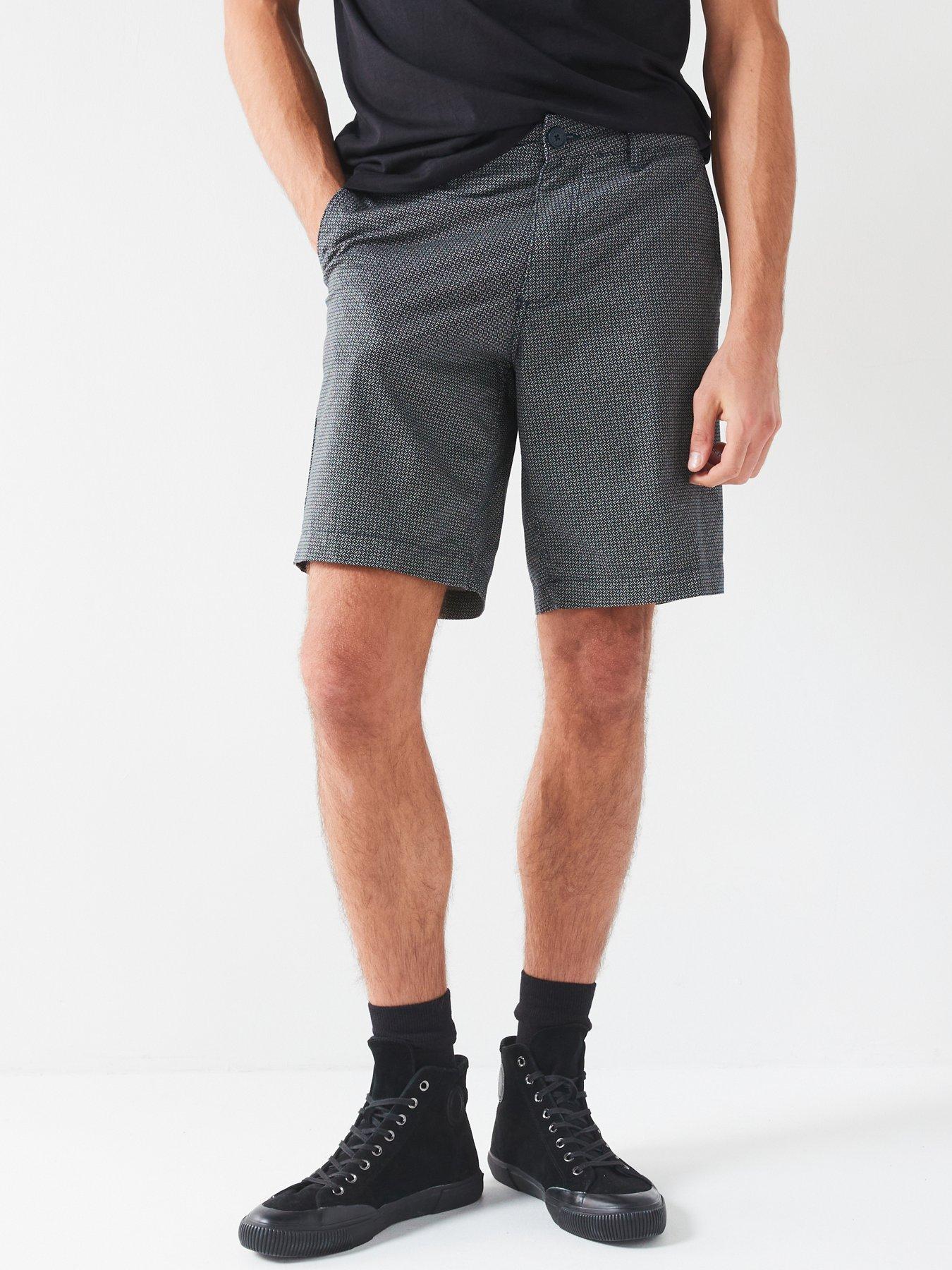 armani-exchange-armani-exchange-micro-print-cotton-twill-shorts-navy