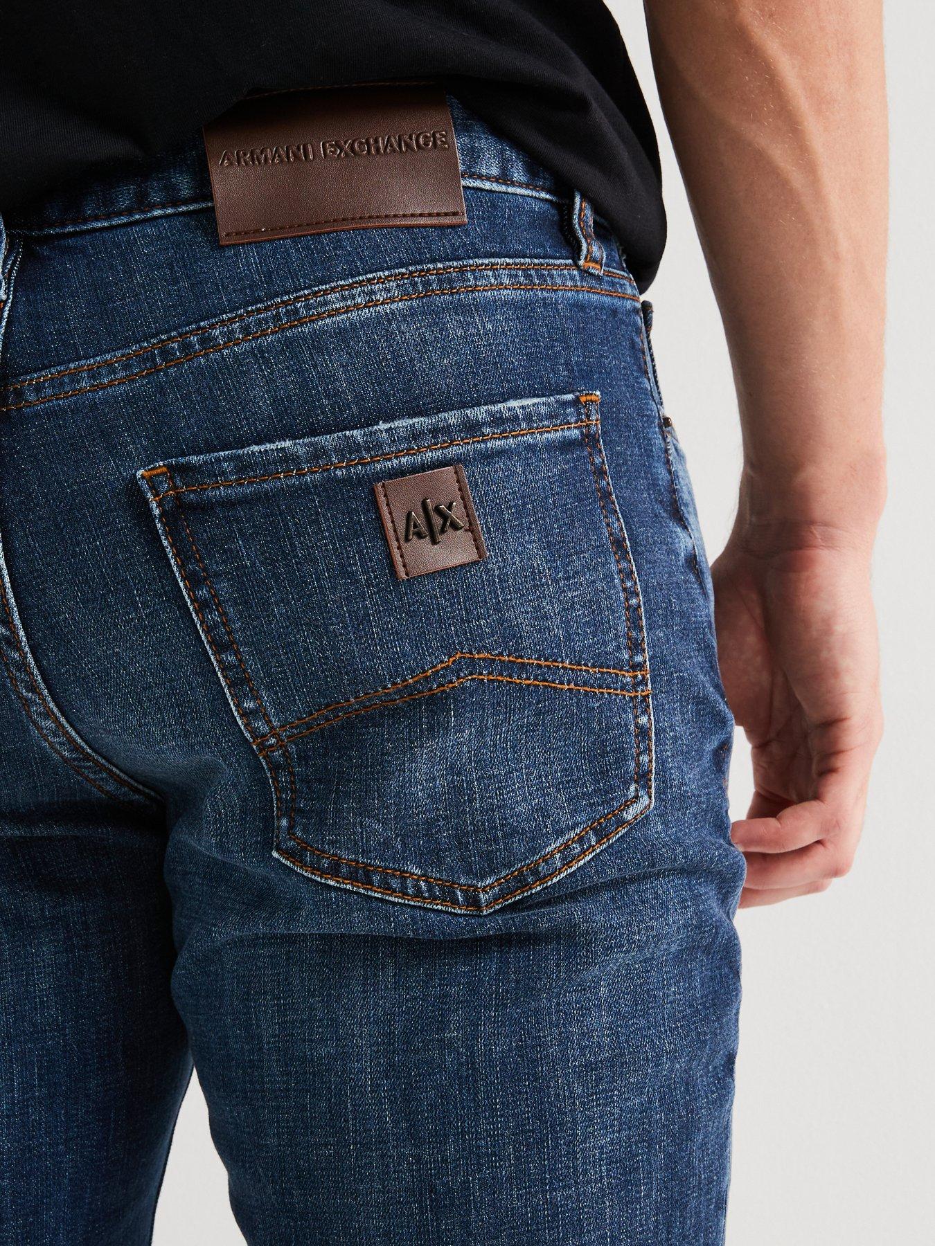 Armani Exchange J14 Skinny Fit Jeans Midi Wash Very Ireland
