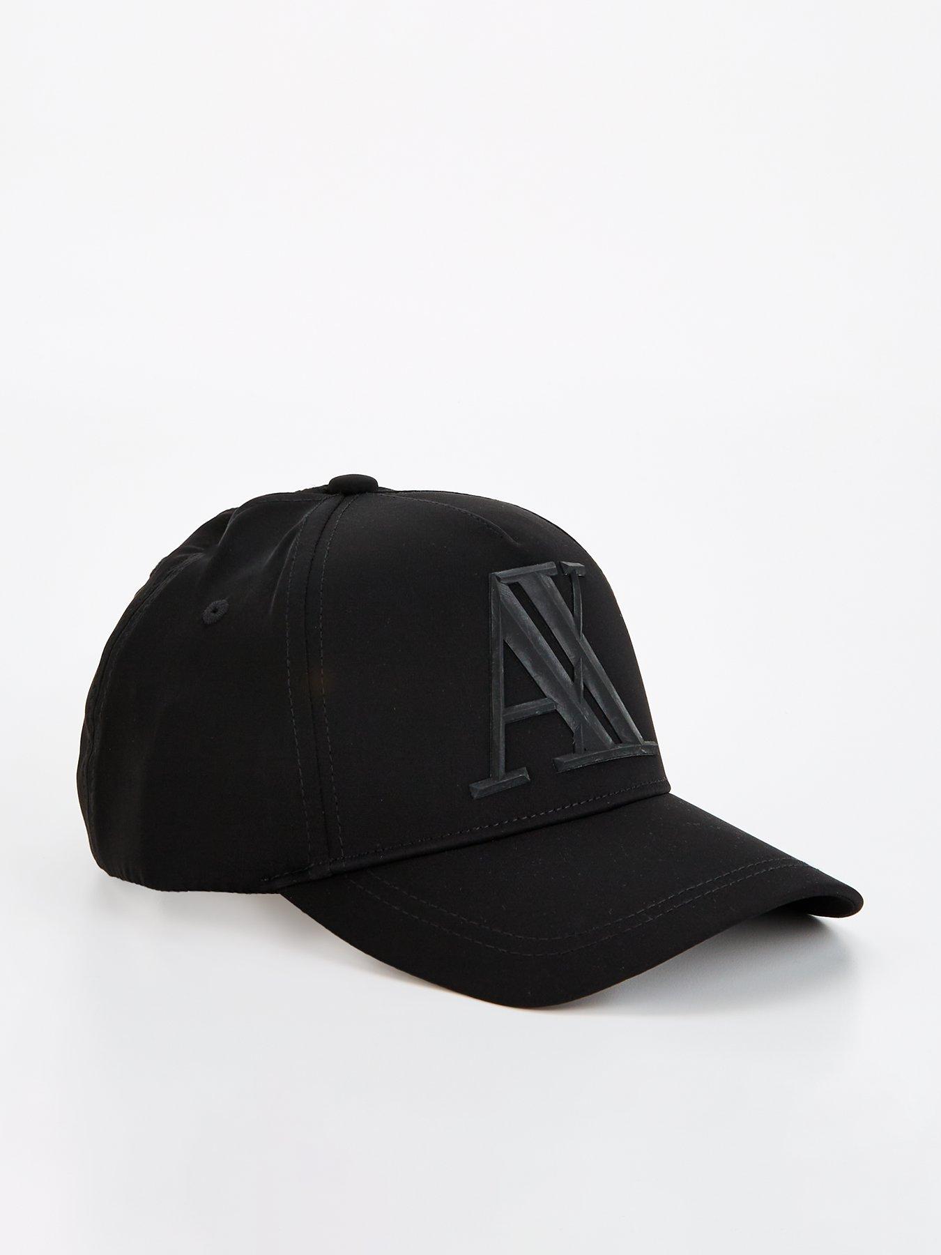 armani-exchange-armani-exchange-3d-rubberised-logo-baseball-cap-black