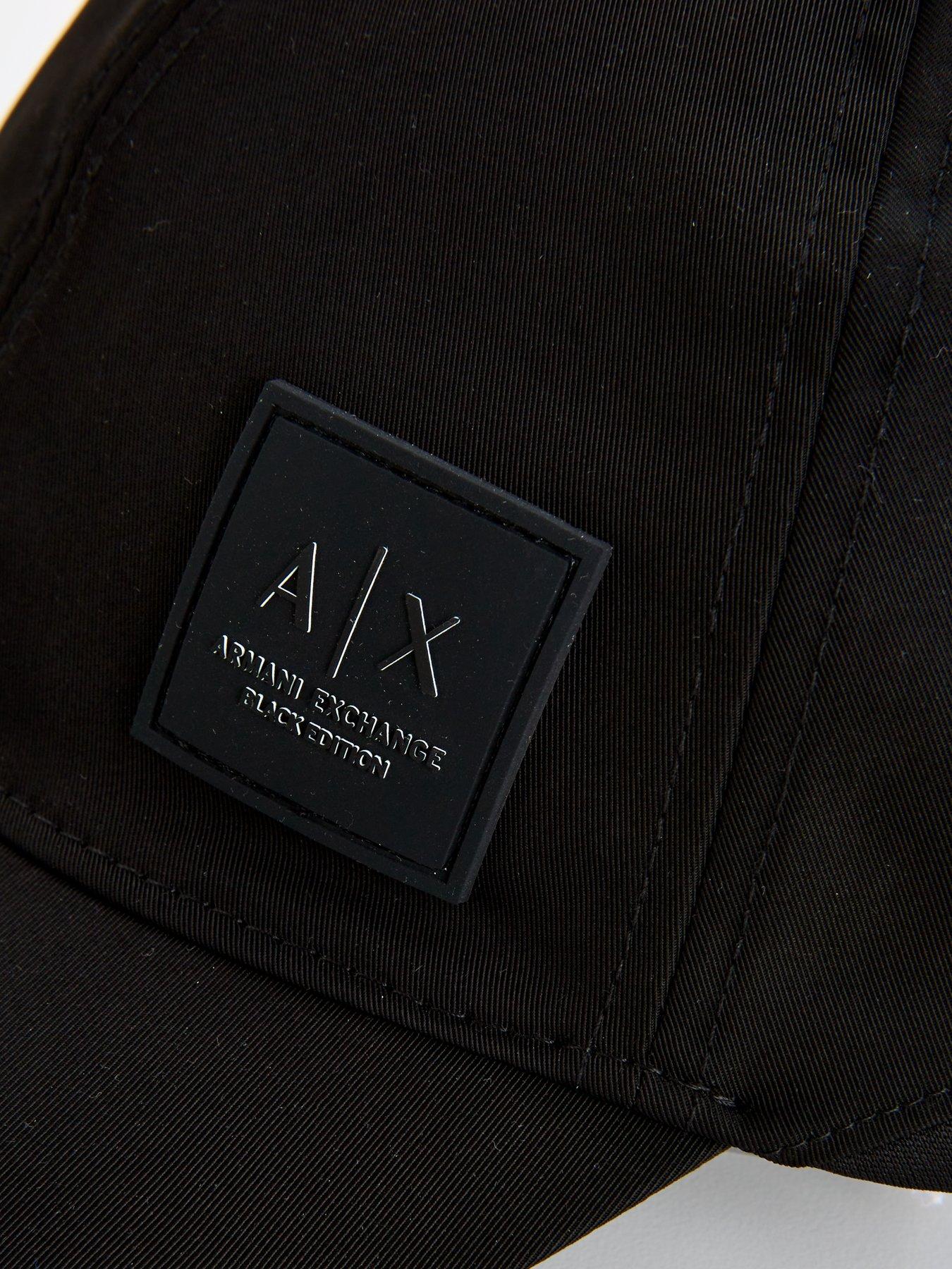 armani-exchange-armani-exchange-black-edition-logo-baseball-cap-blackoutfit