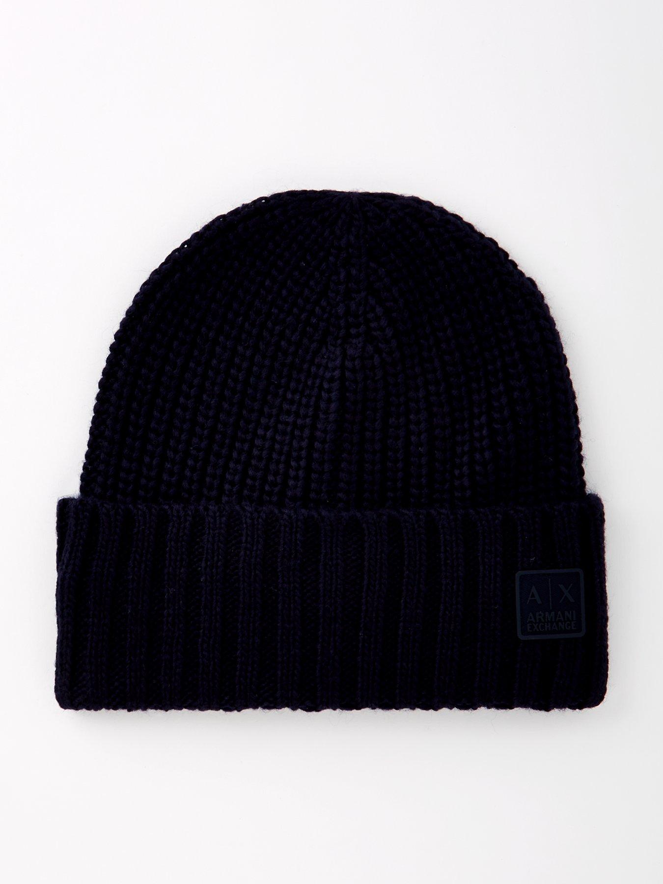 armani-exchange-armani-exchange-logo-beanie-hat-navy