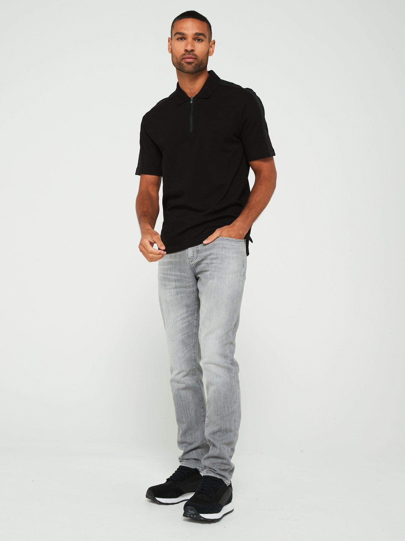 armani-exchange-armani-exchange-regular-fit-shoulder-tape-zip-polo-shirt-blackback