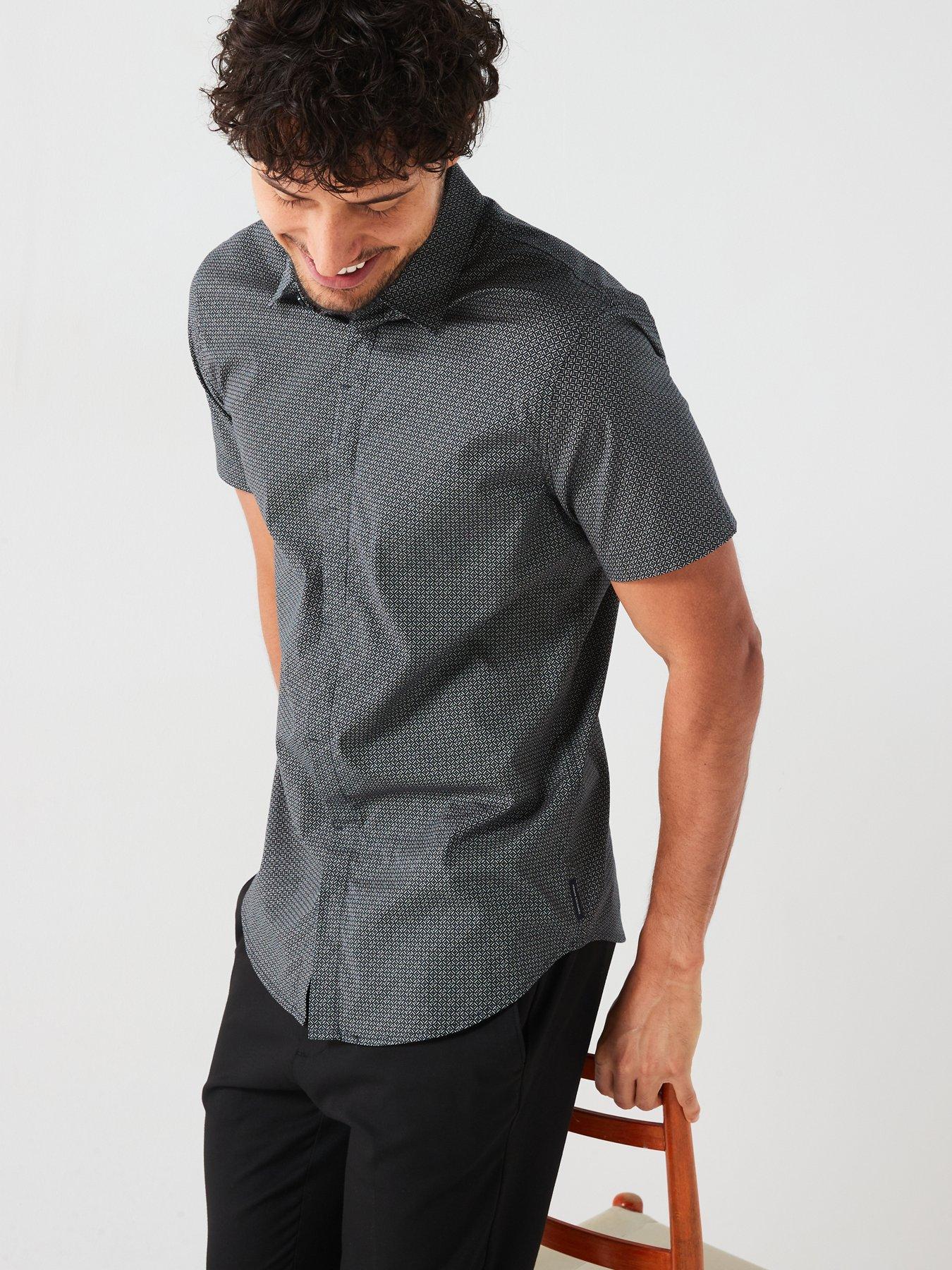 armani-exchange-armani-exchange-slim-fit-micro-print-short-sleeve-shirt-navydetail