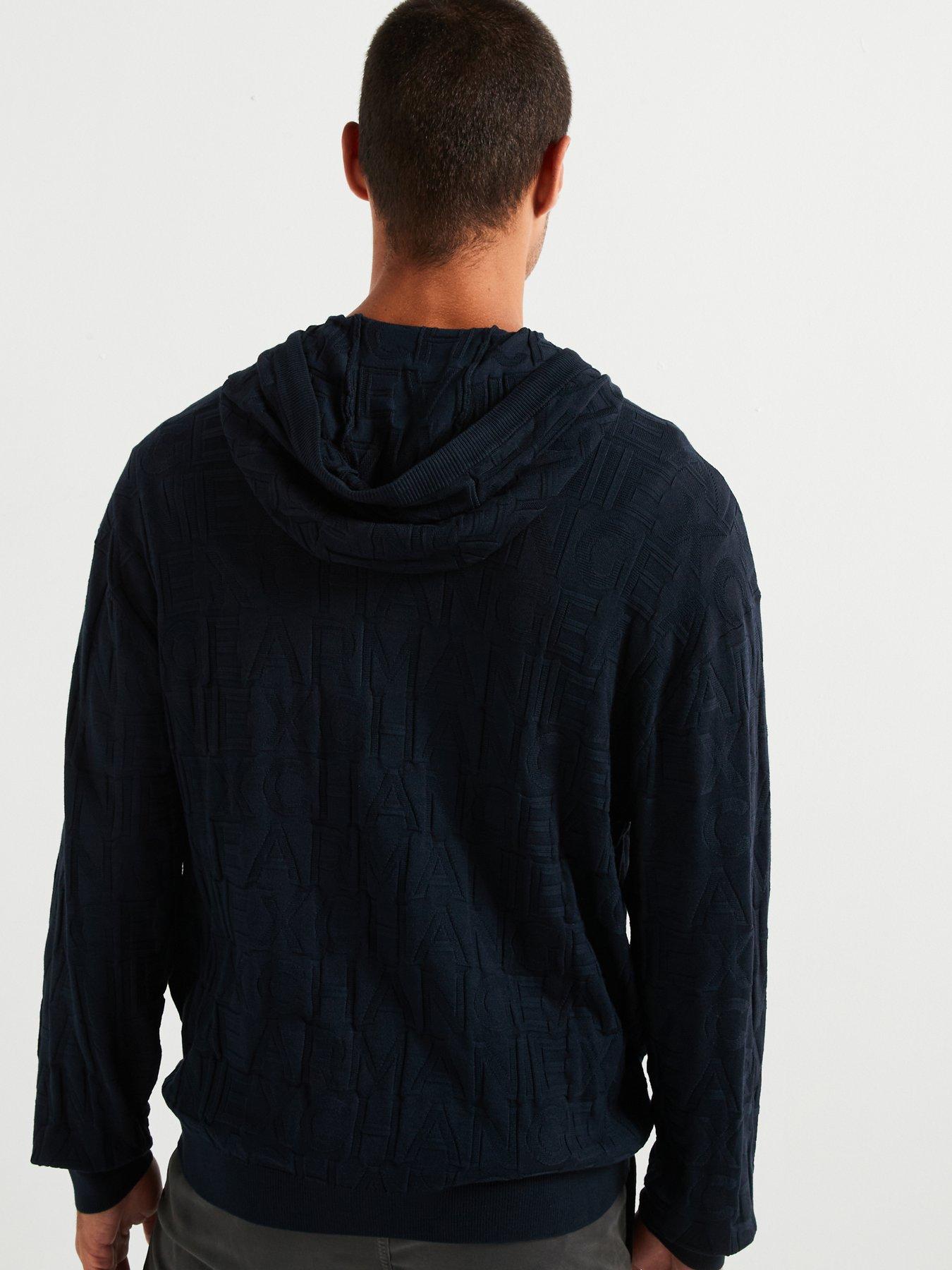 armani-exchange-armani-exchange-ax-monogram-hooded-knitted-jumper-navystillFront