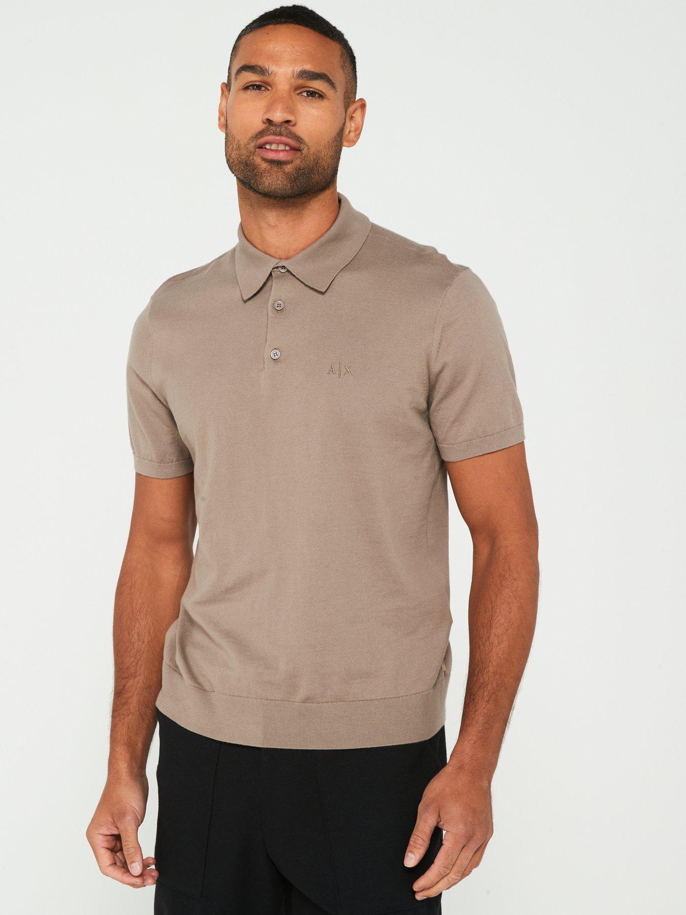 armani-exchange-armani-exchange-knitted-polo-shirt-light-browndetail