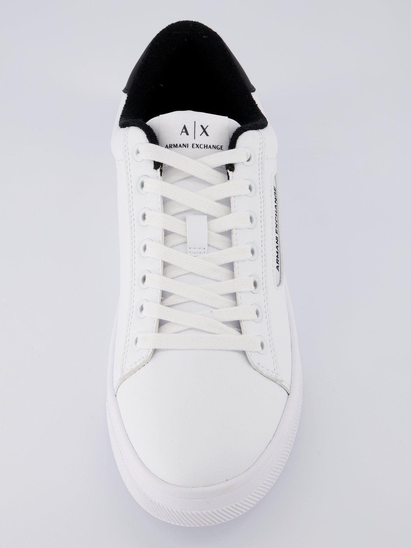 armani-exchange-armani-exchange-court-lace-trainers-whiteblackoutfit