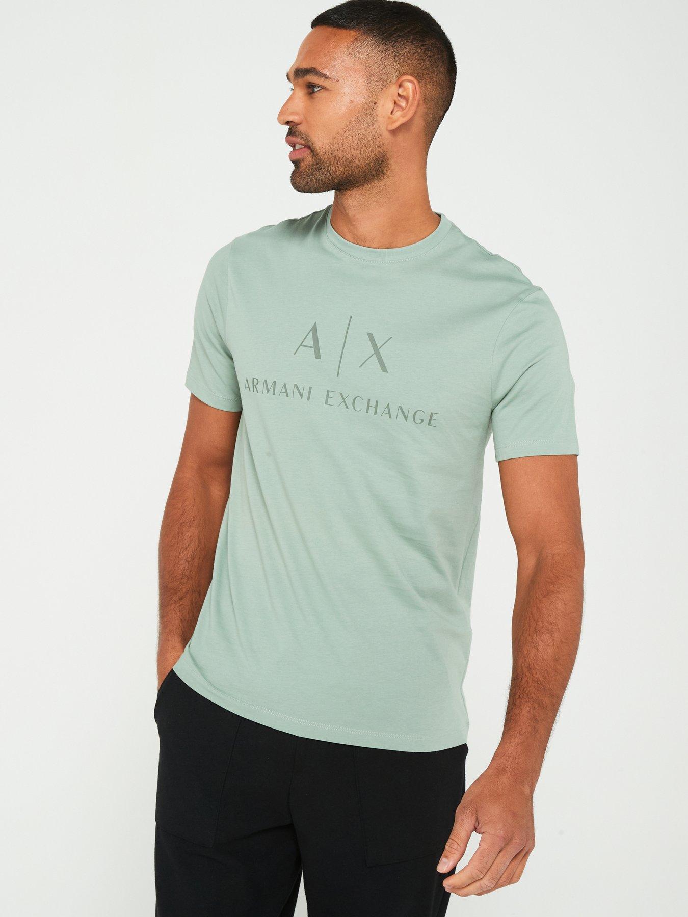 armani-exchange-armani-exchange-armani-exchange-logo-print-t-shirt-green