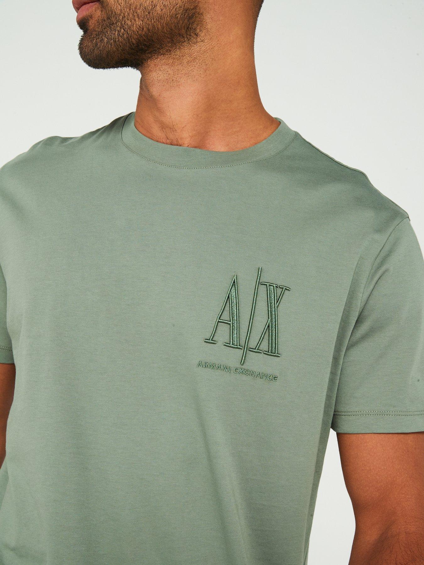 armani-exchange-armani-exchange-embroided-left-chest-logo-t-shirt-greendetail