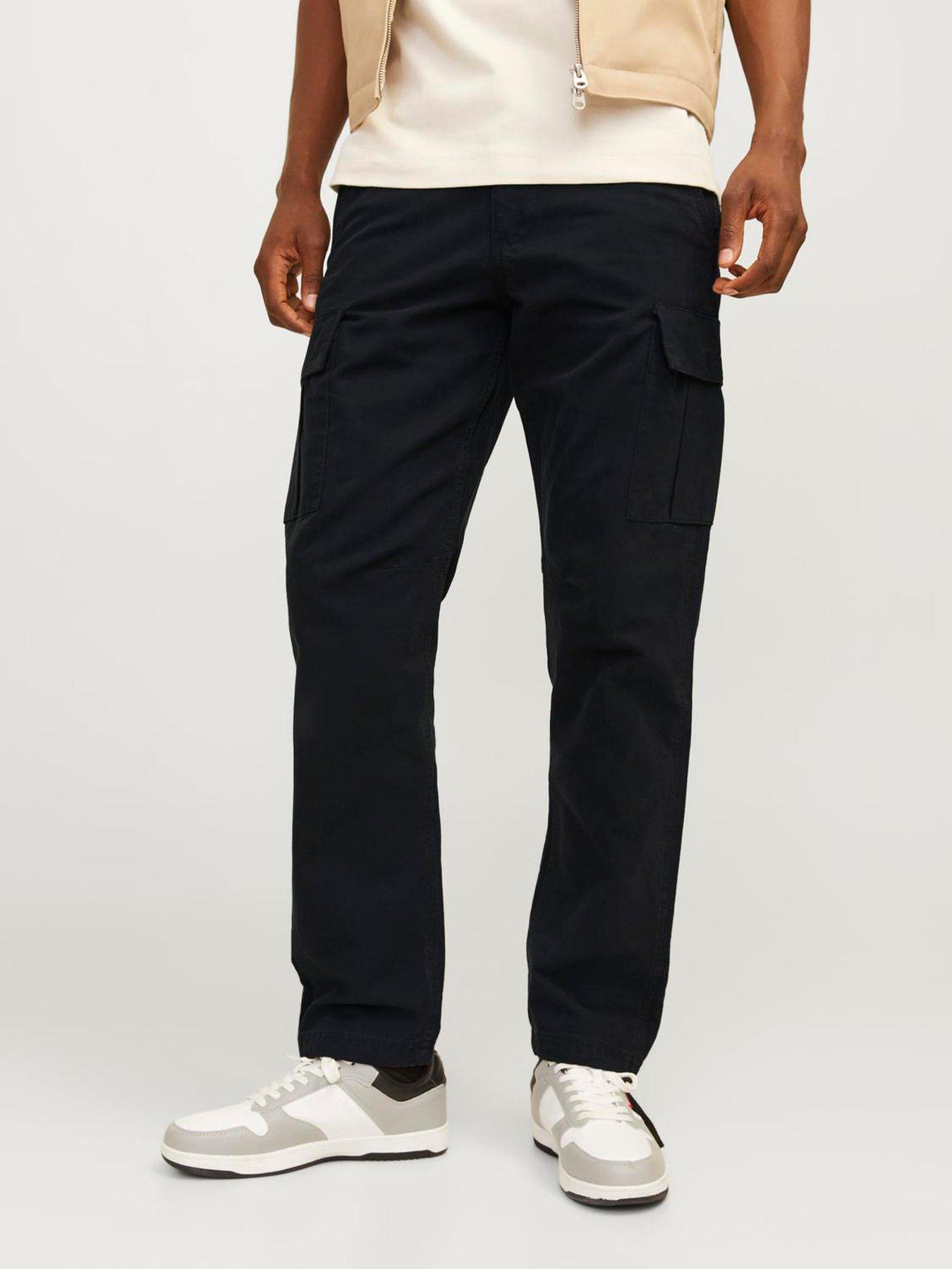 jack-jones-jack-amp-jones-kane-barkley-relaxed-fit-cargo-trousers-black