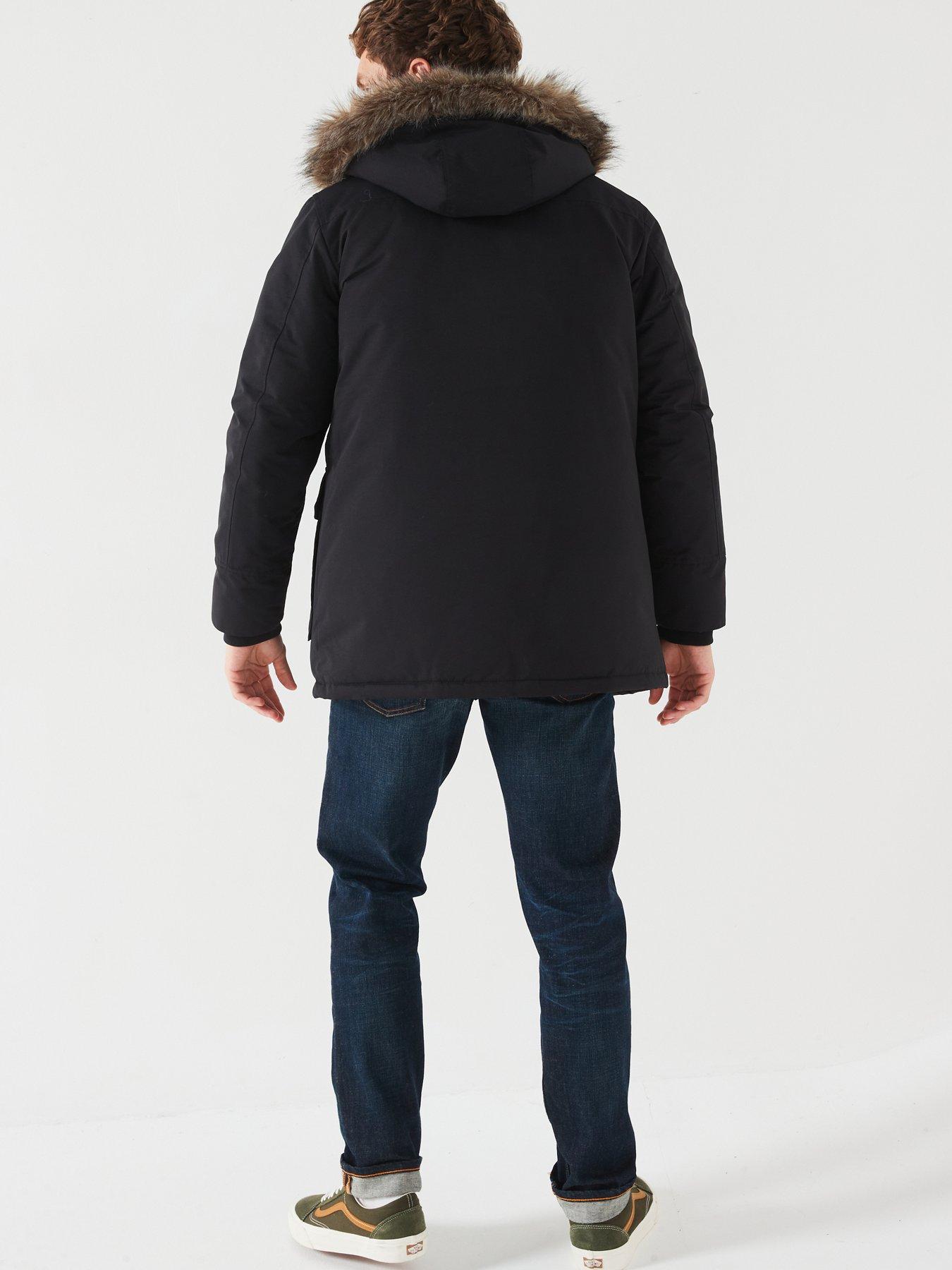 jack-jones-faux-fur-hooded-parka-coat-blackdetail