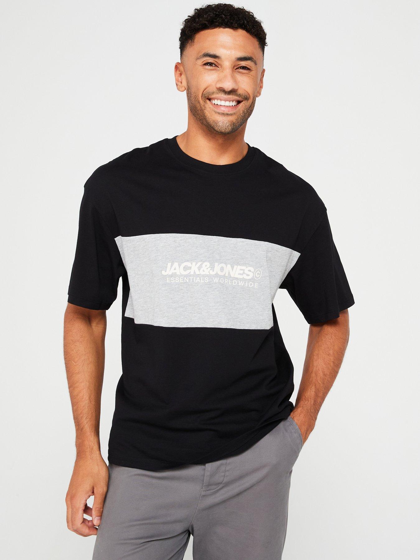 jack-jones-chest-logo-colour-block-t-shirt-black