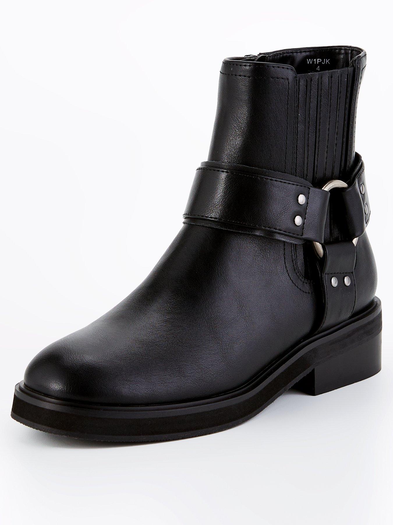 v-by-very-flat-biker-ankle-boot-blackstillFront