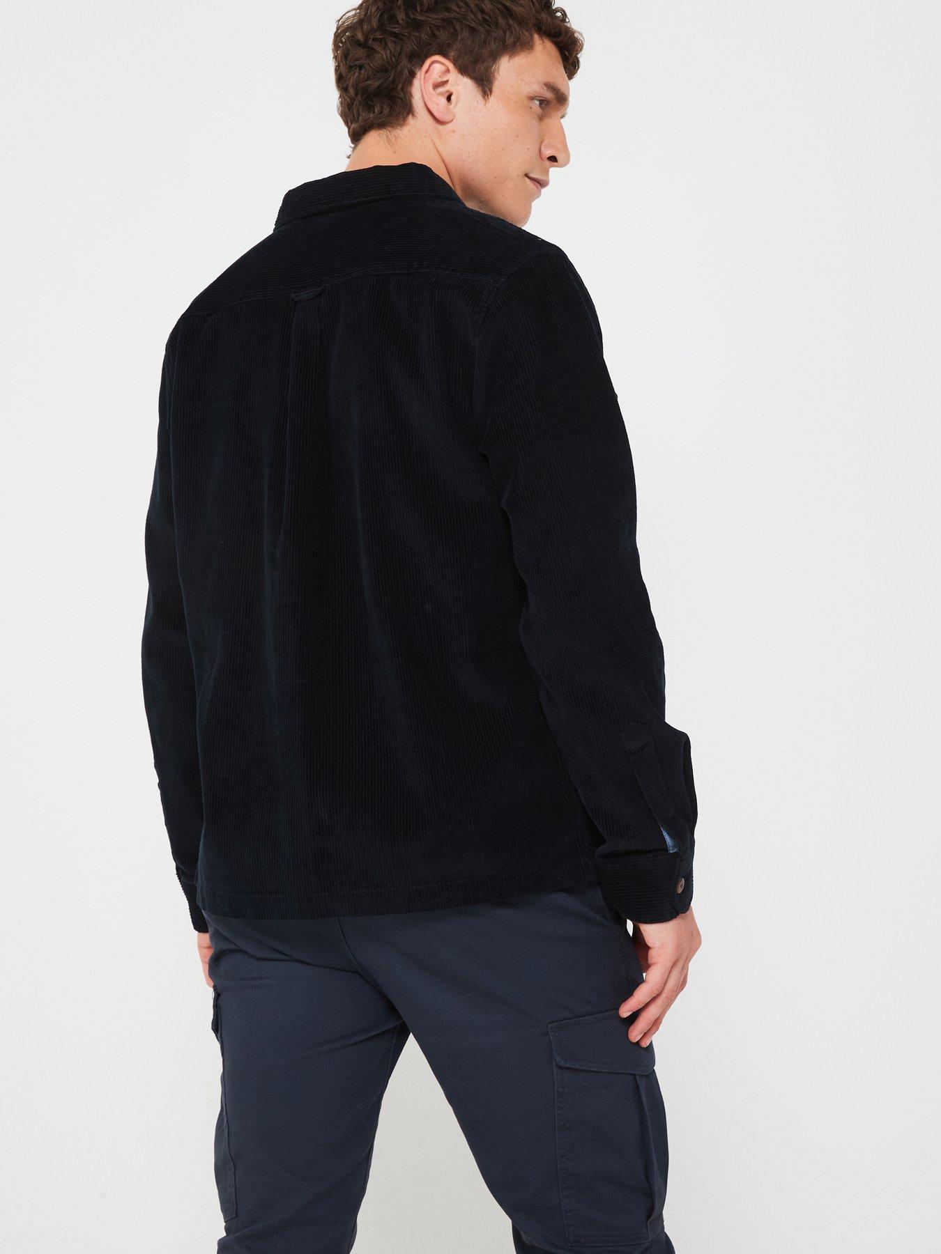 jack-jones-eddie-corduroy-chest-pocket-overshirt-blackstillFront