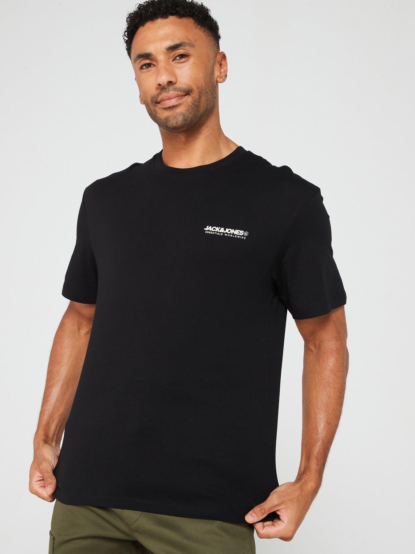Image of Jack & Jones Small Logo Loose Fit T-Shirt - Black