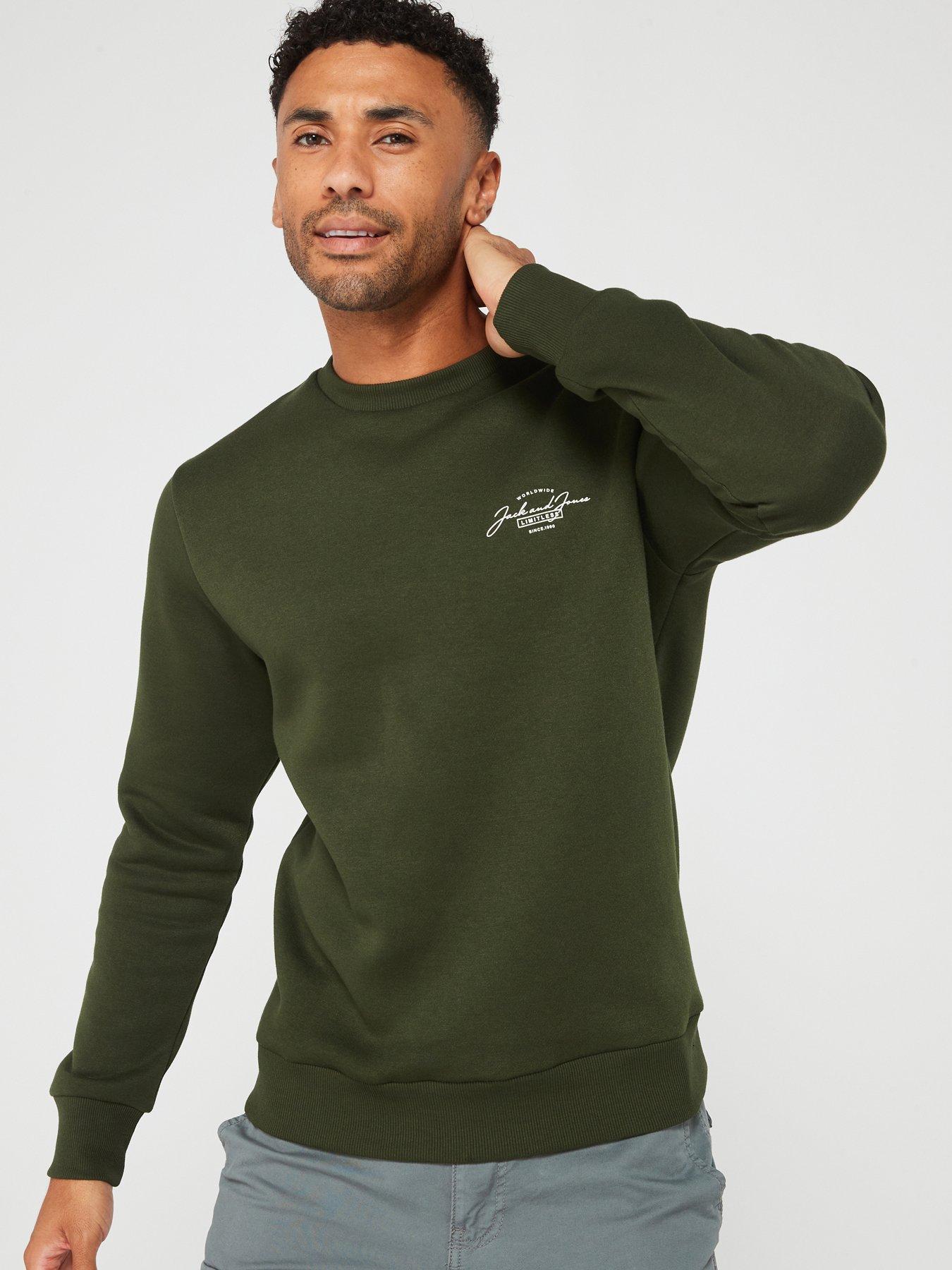 jack-jones-jack-amp-jones-ferris-small-script-logo-crew-sweat-top-green