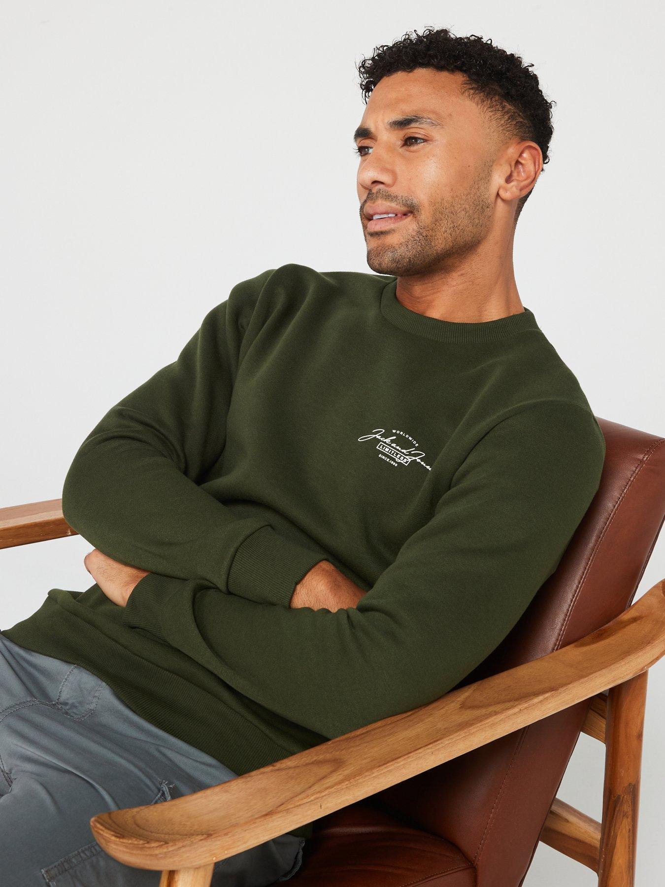 jack-jones-jack-amp-jones-ferris-small-script-logo-crew-sweat-top-greenoutfit