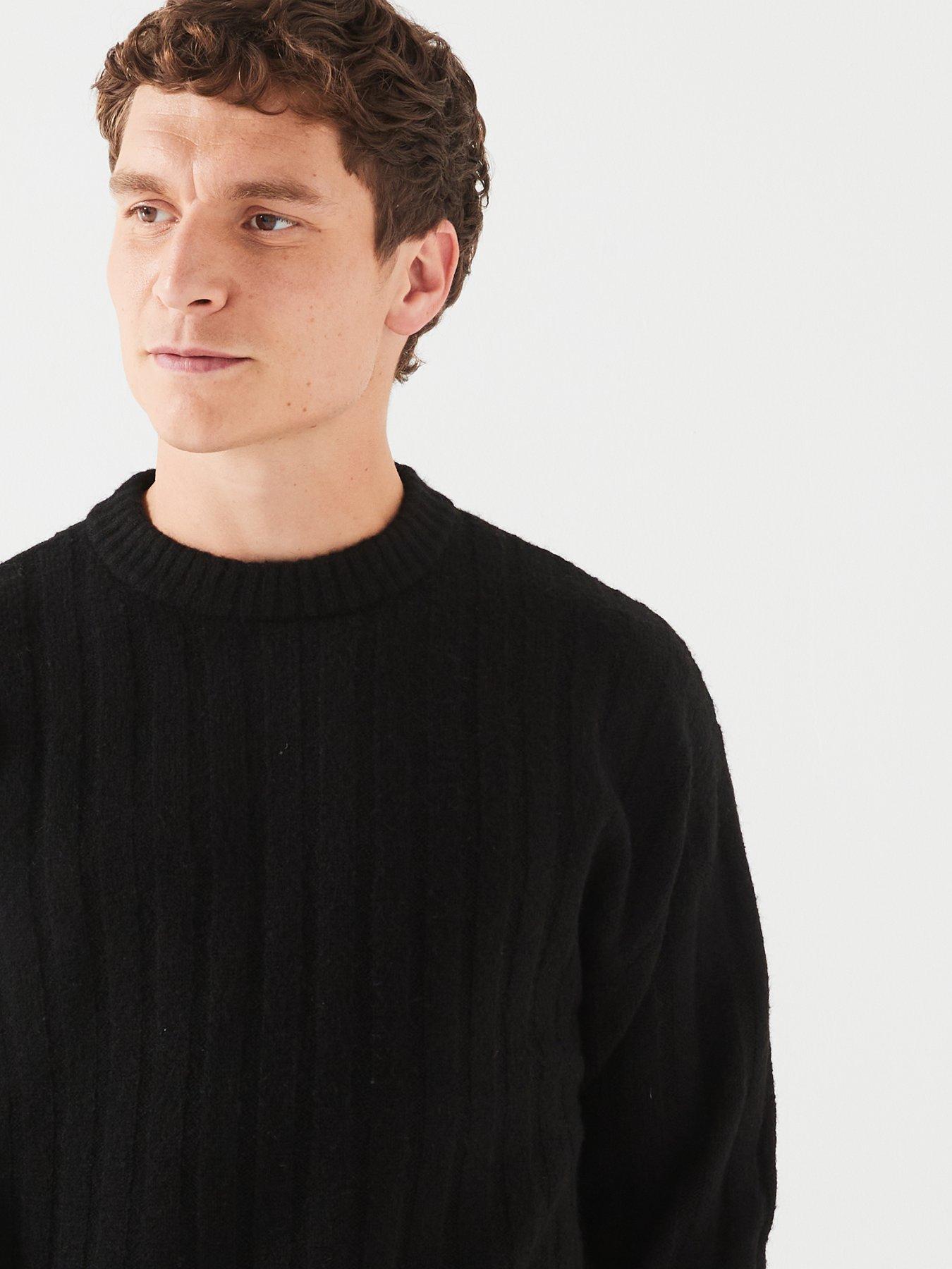 jack-jones-ribbed-knitted-jumper-blackoutfit