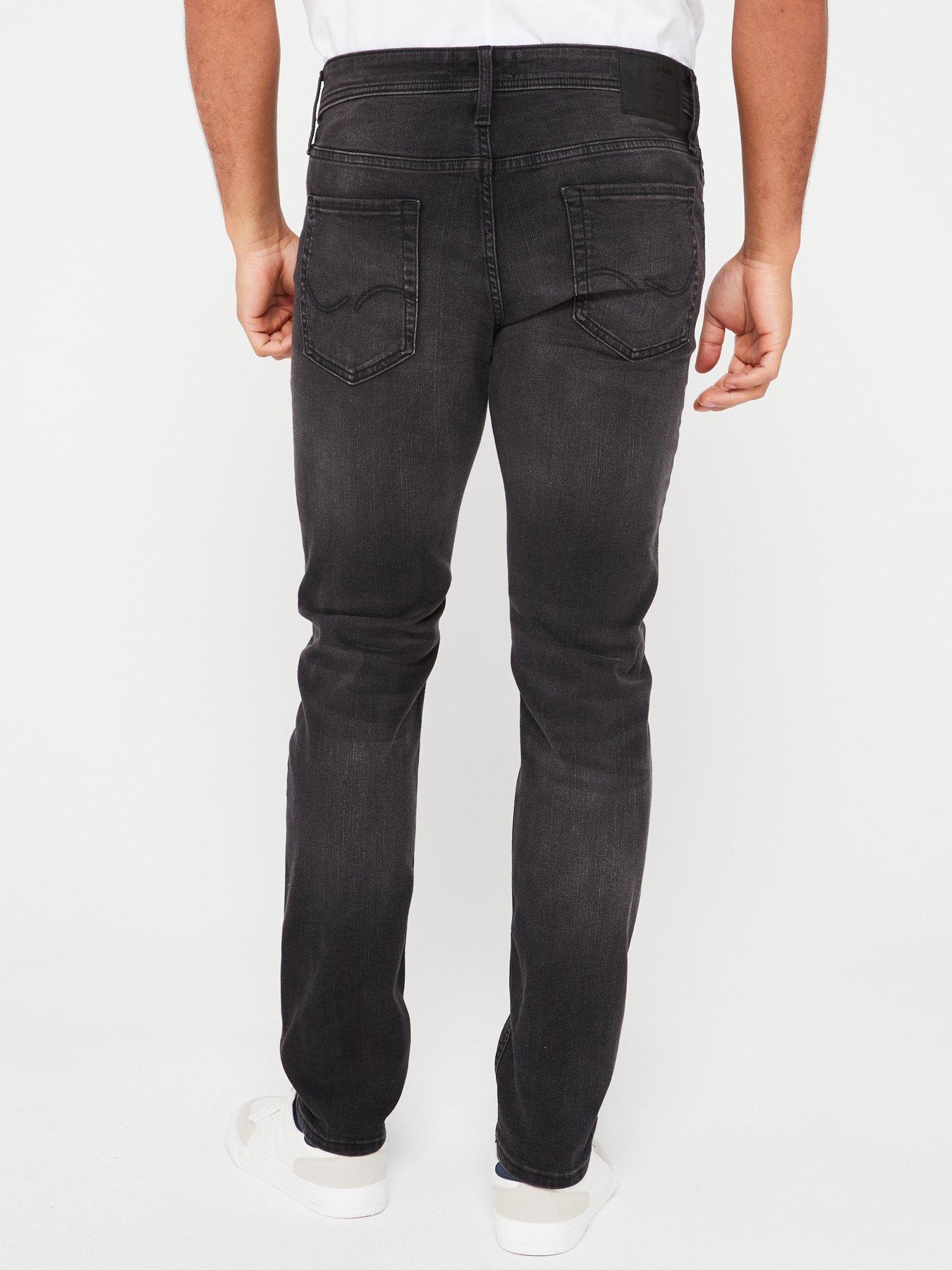 jack-jones-glenn-distressed-slim-fit-jeans-blackstillFront