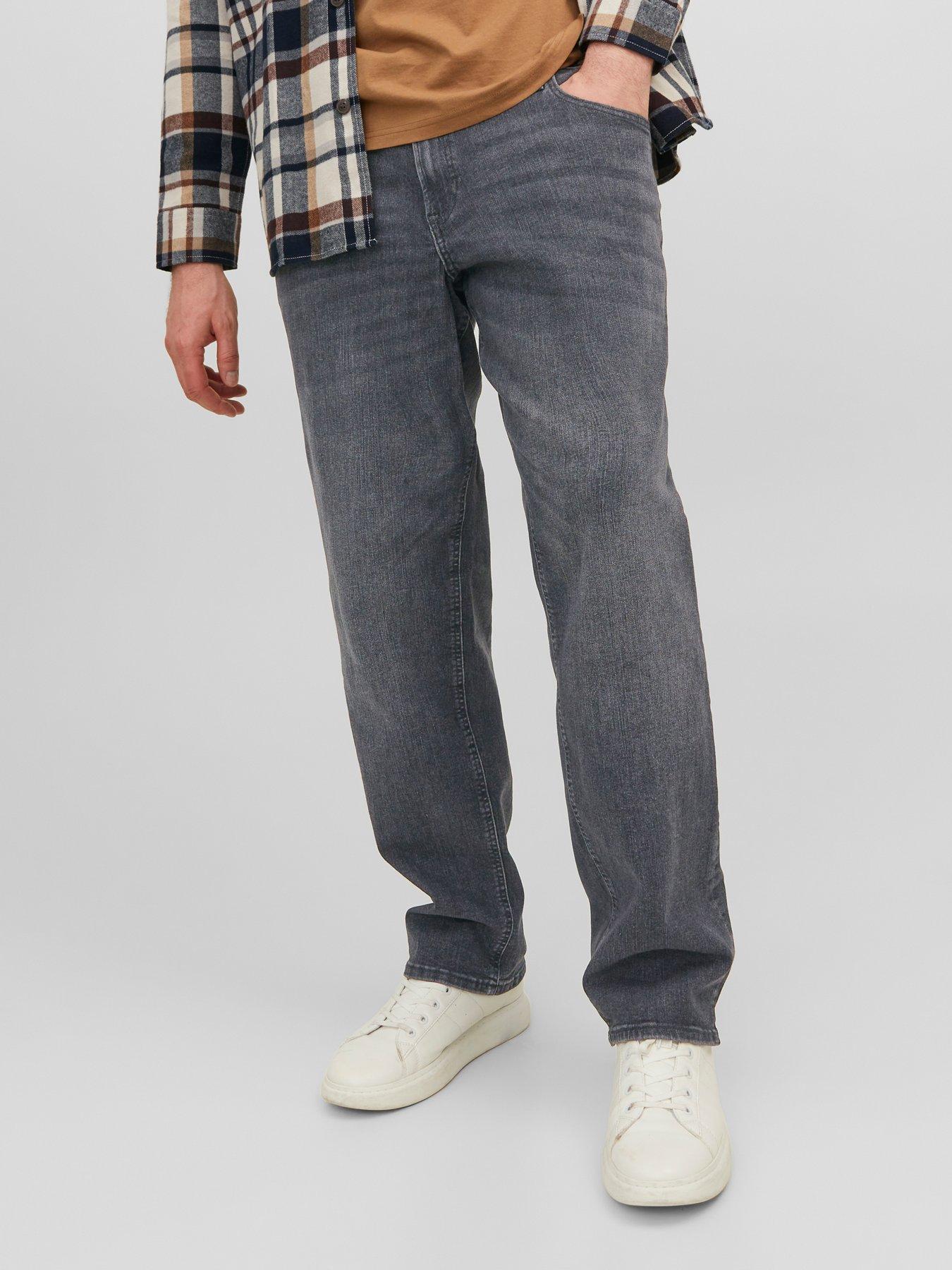 undefined Jack  &  Jones Plus Mike Regular Tapered Jeans - Dark Wash Blue