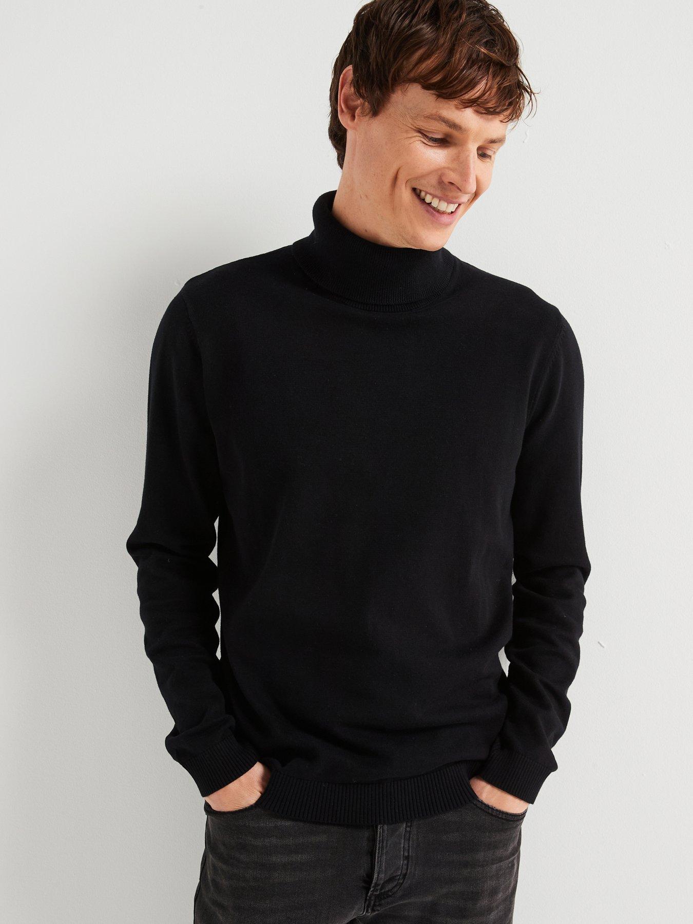 jack-jones-roll-neck-knitted-jumper-black