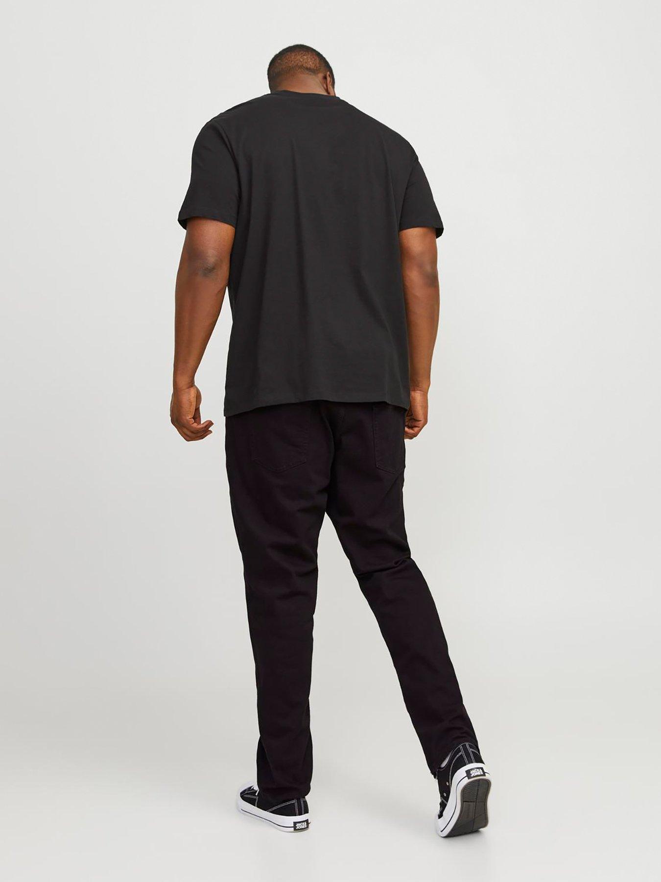 jack-jones-plus-tim-straight-fit-jeans-blackstillFront