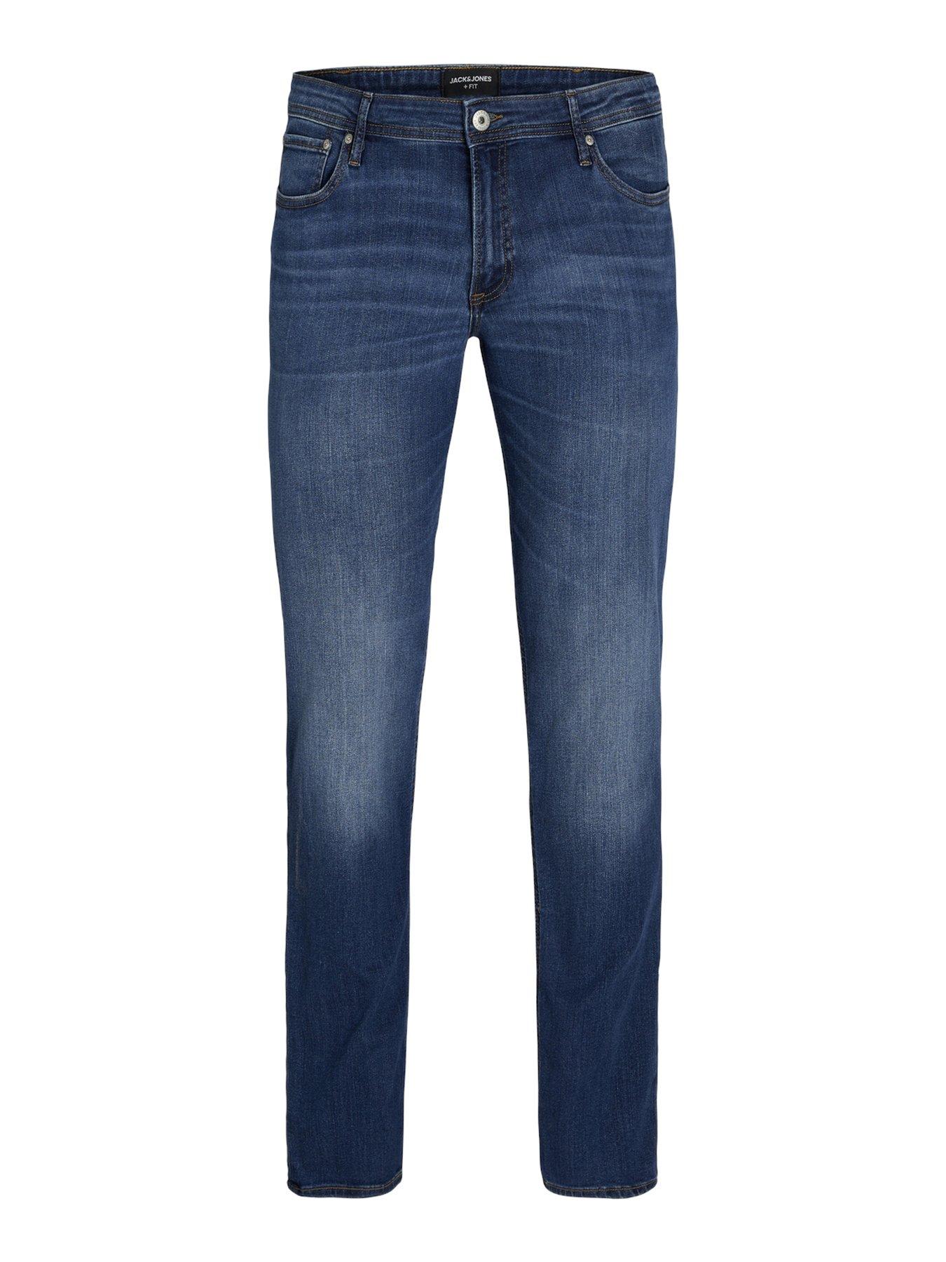 jack-jones-jack-amp-jones-plus-tim-straight-fit-jeans-dark-wash-bluedetail