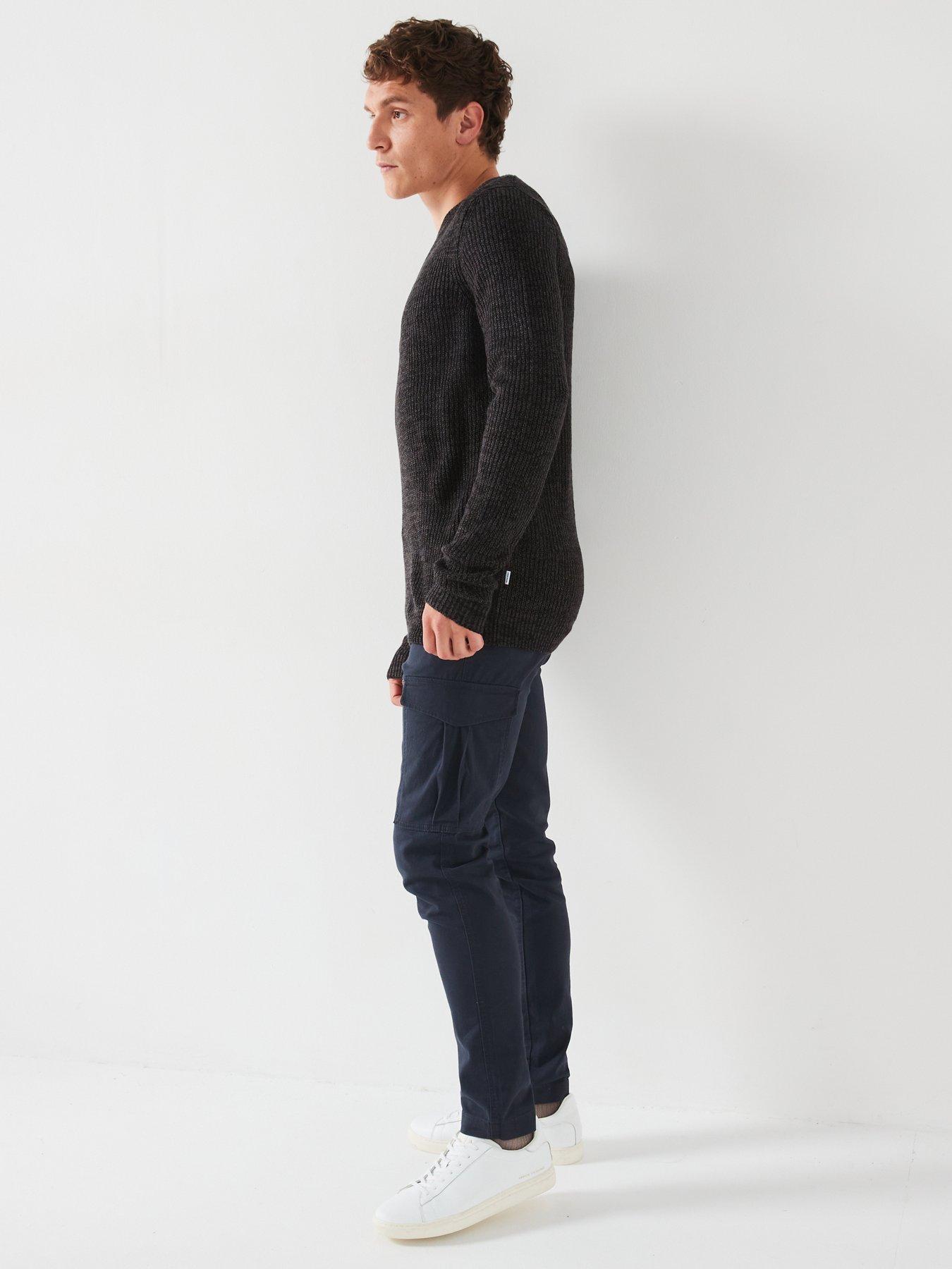 jack-jones-jack-amp-jones-textured-crew-neck-knitted-jumperback