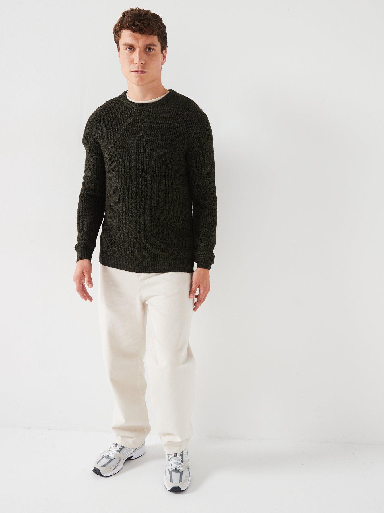 jack-jones-jack-amp-jones-textured-crew-neck-knitted-jumperback