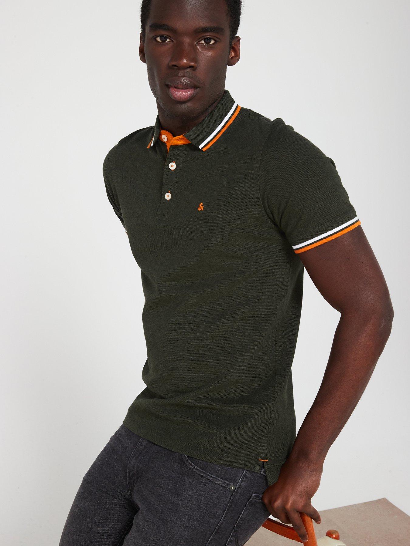 Image 6 of 6 of Jack & Jones Paulos Slim Fit Polo Shirt - Green