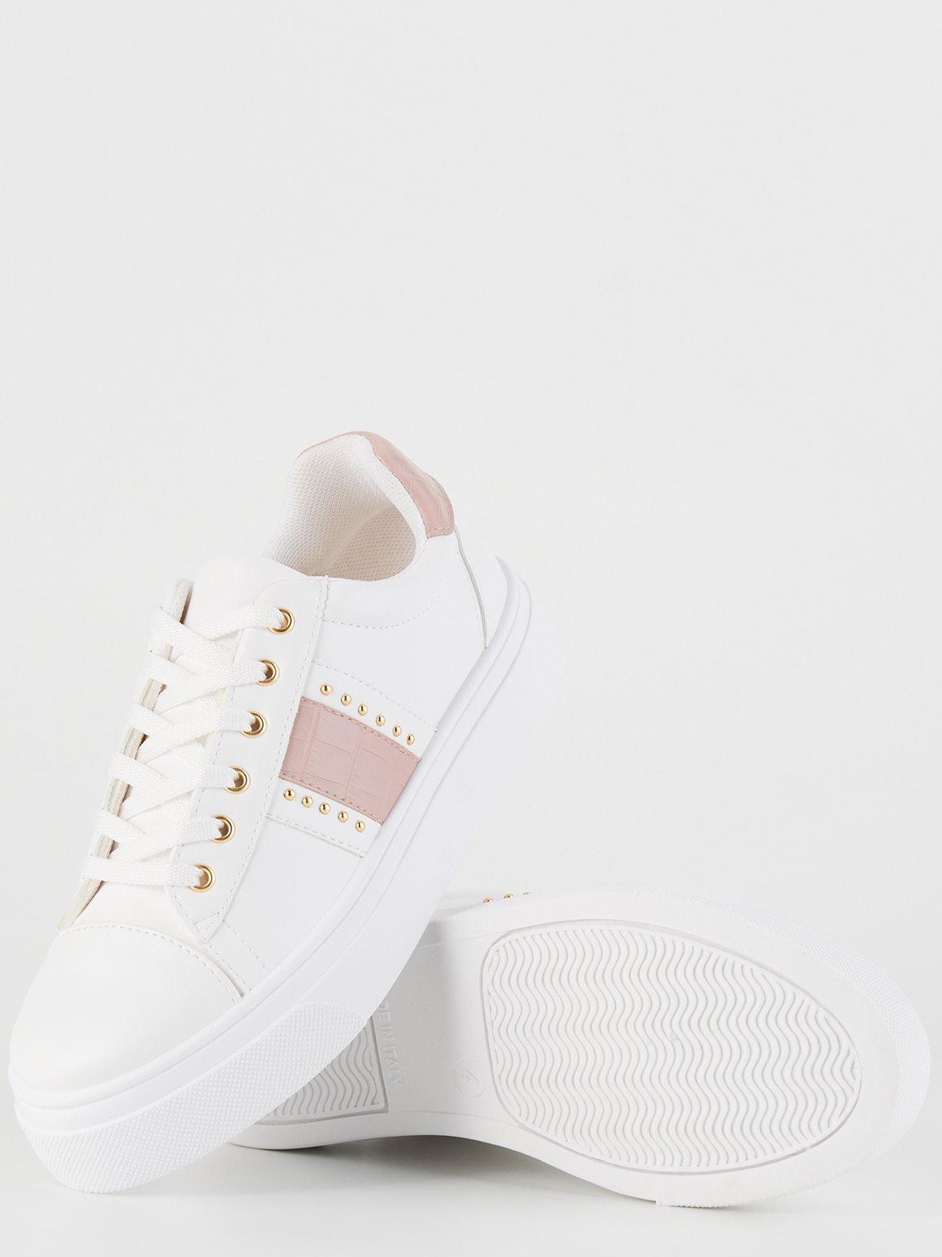 v-by-very-lace-up-trainer-with-side-stripe-and-studs-whitedetail