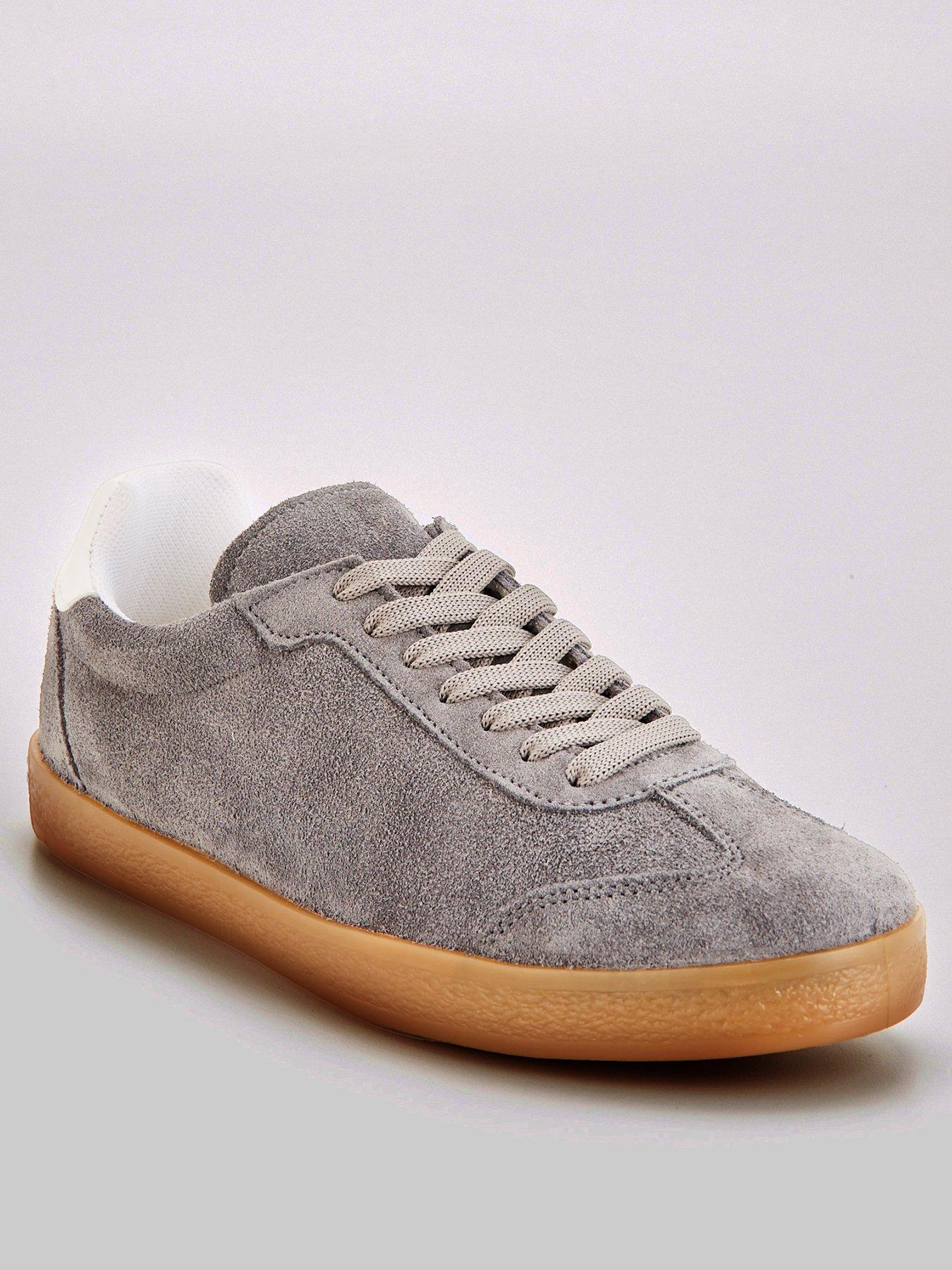 v-by-very-real-suede-lace-up-trainer-greystillFront