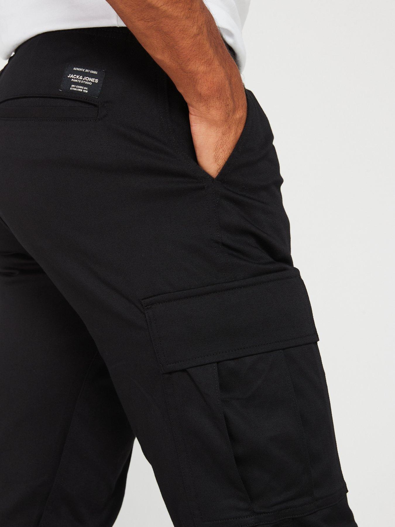 jack-jones-jack-amp-jones-kane-relaxed-fit-cuffed-cargo-trousers-blackoutfit