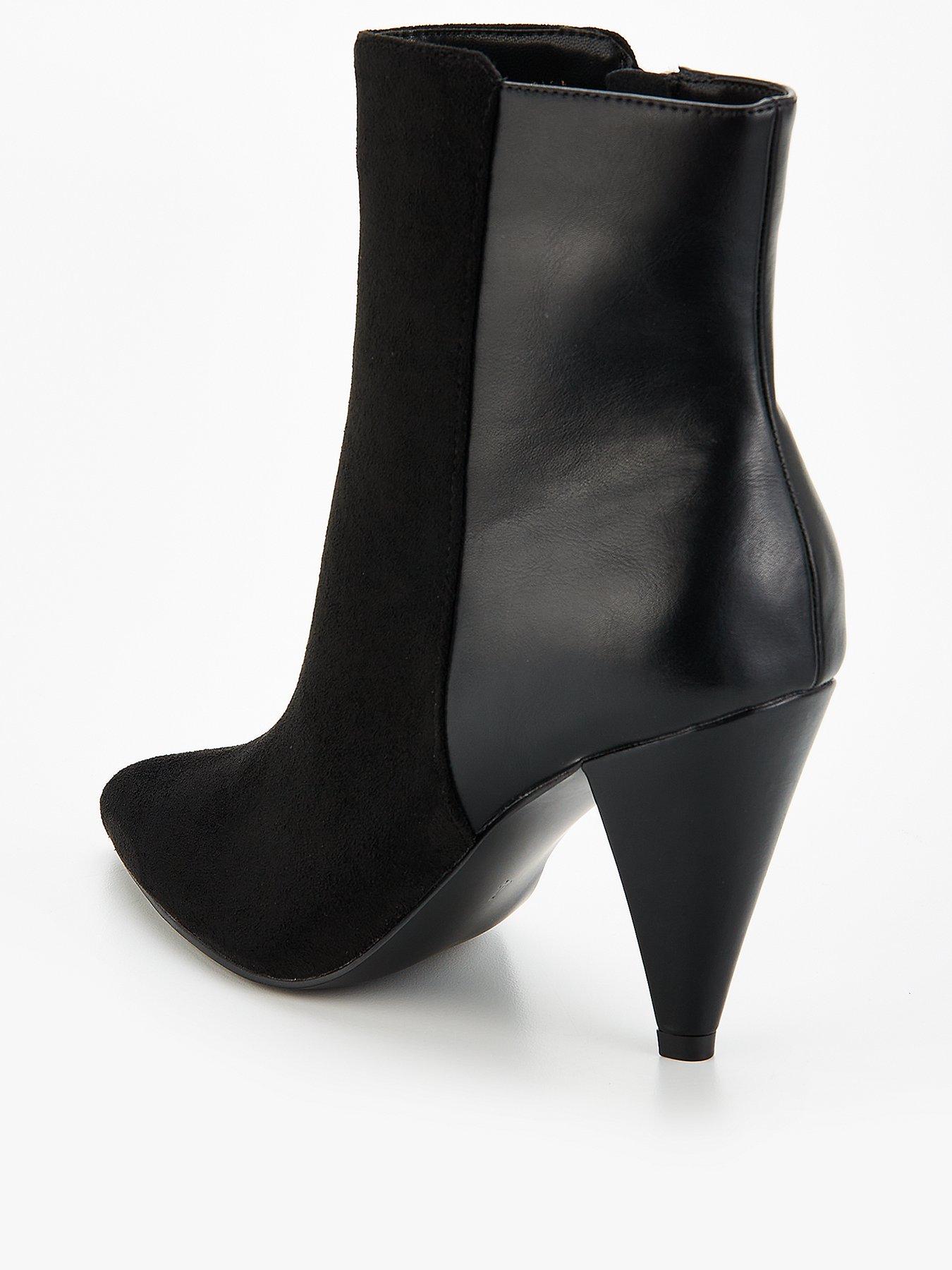 v-by-very-cone-heel-pointed-ankle-boot-blackback